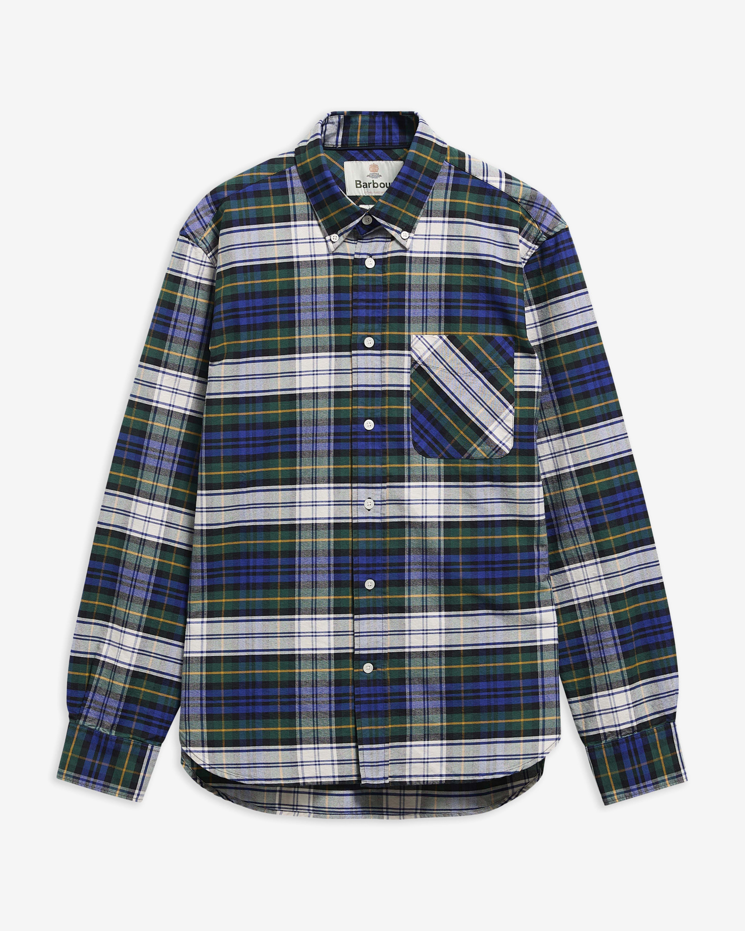 Findhorn Authentic-Fit Long-Sleeved Shirt Seaweed