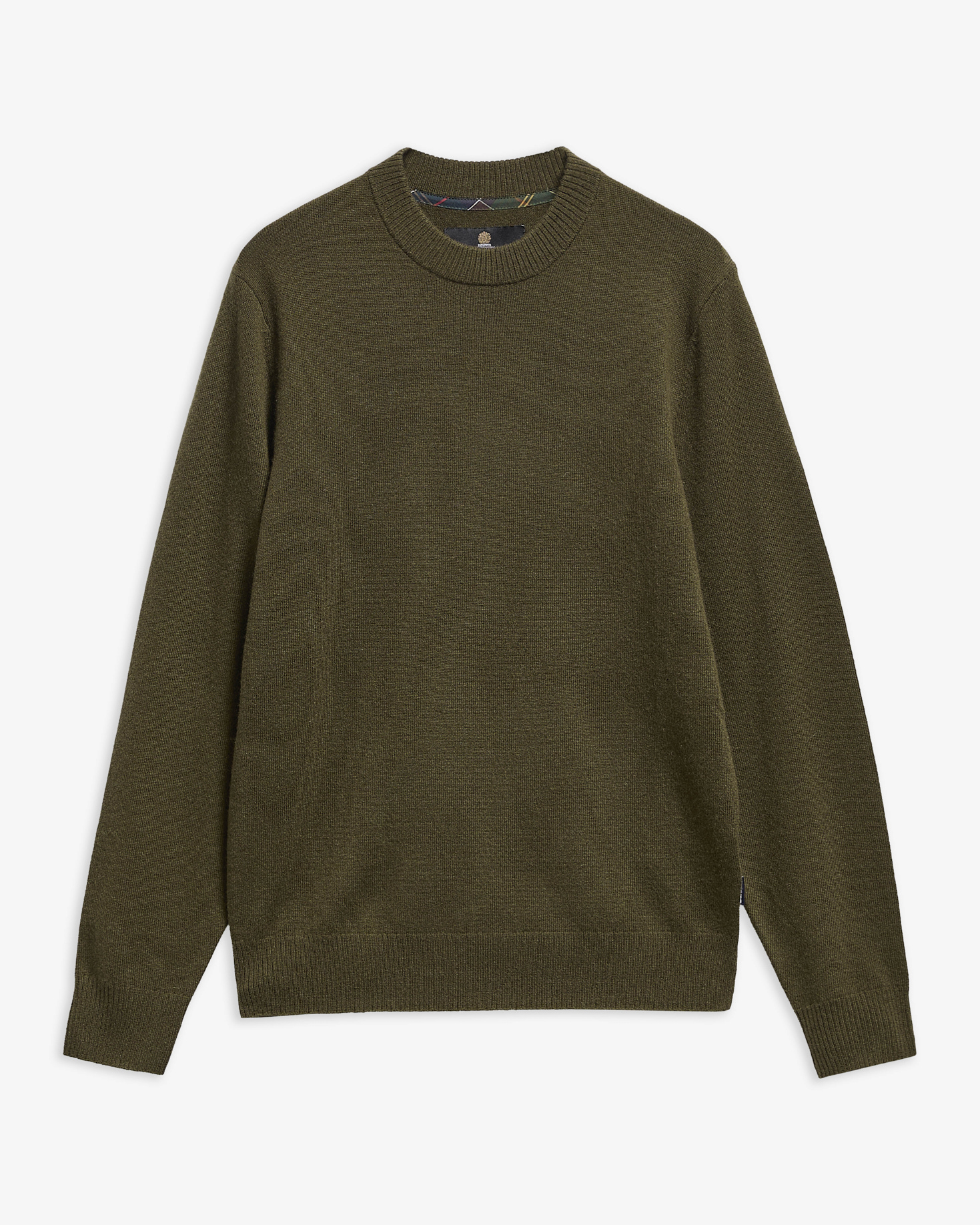 Pure Cashmere Crew Neck Jumper Olive