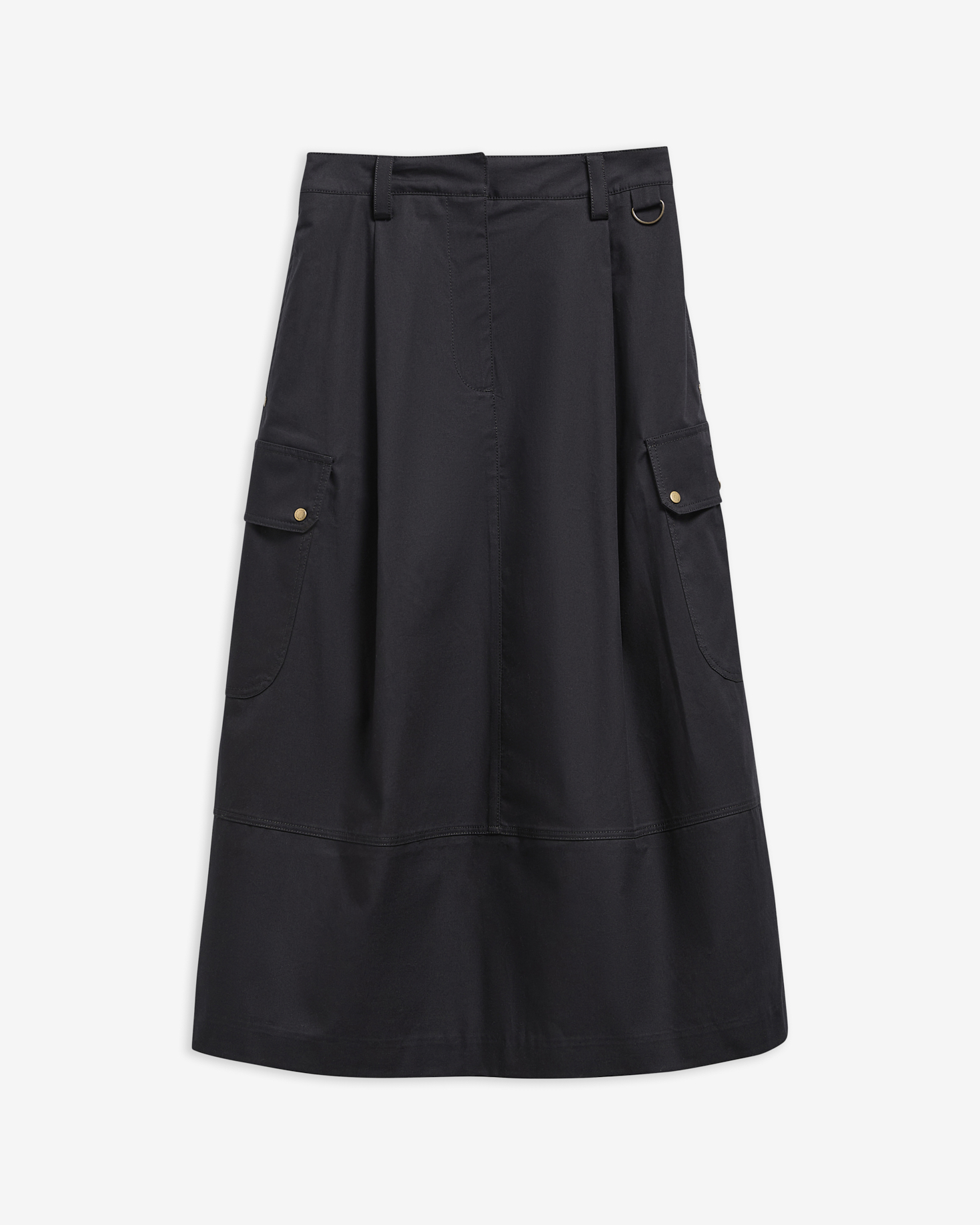 Carly Midi Skirt Black