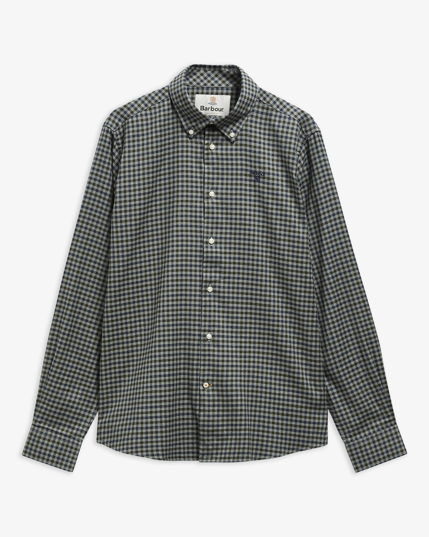 Finkle Tailored Long-Sleeved Shirt Agave Green