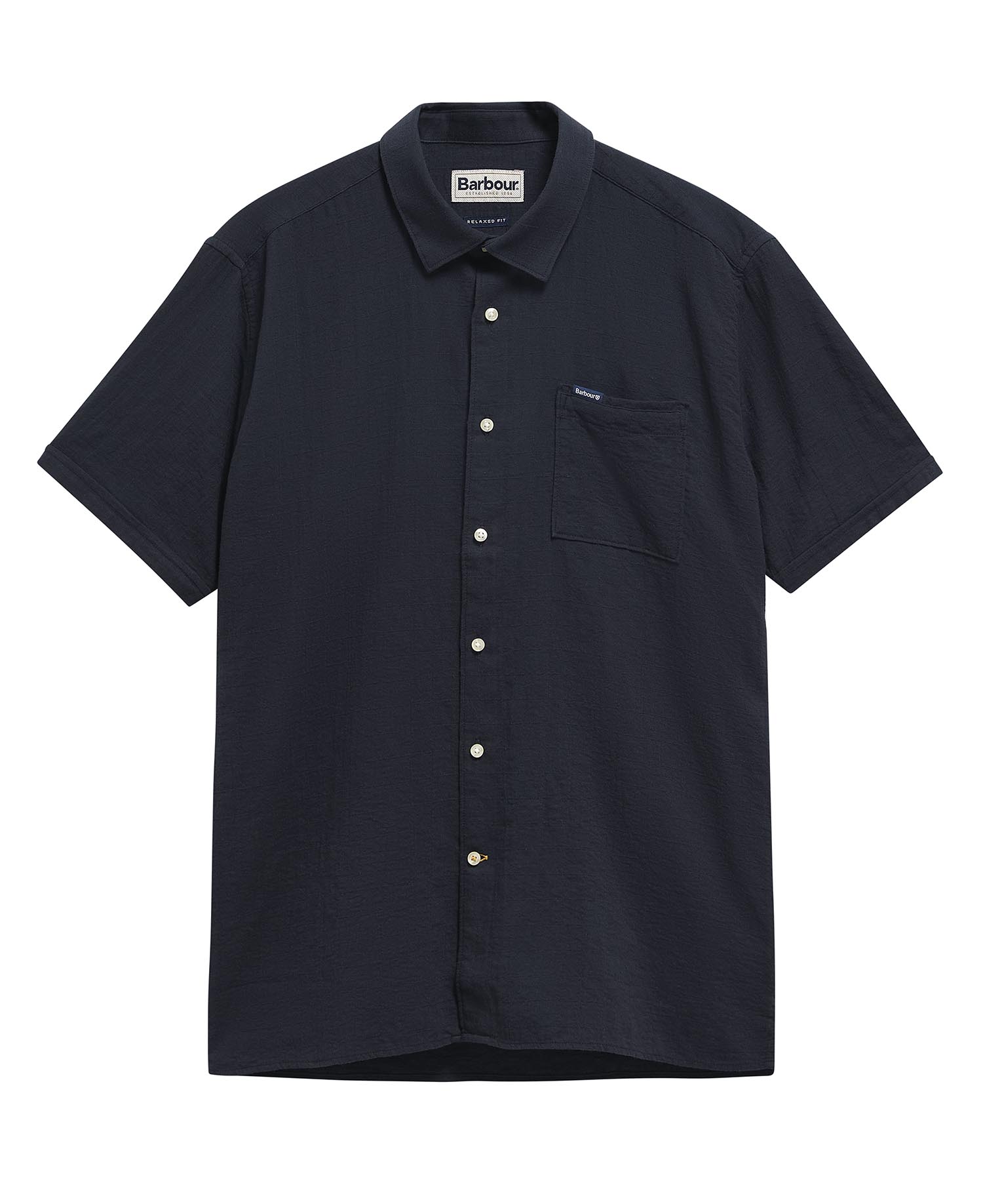 Kingswood Ripstop Short-Sleeved Shirt Dark Navy