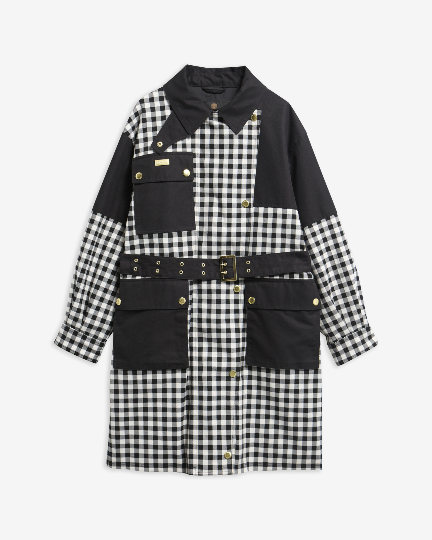 B.Intl Jacke Gea Gingham Showerproof Northumberland Check/Black