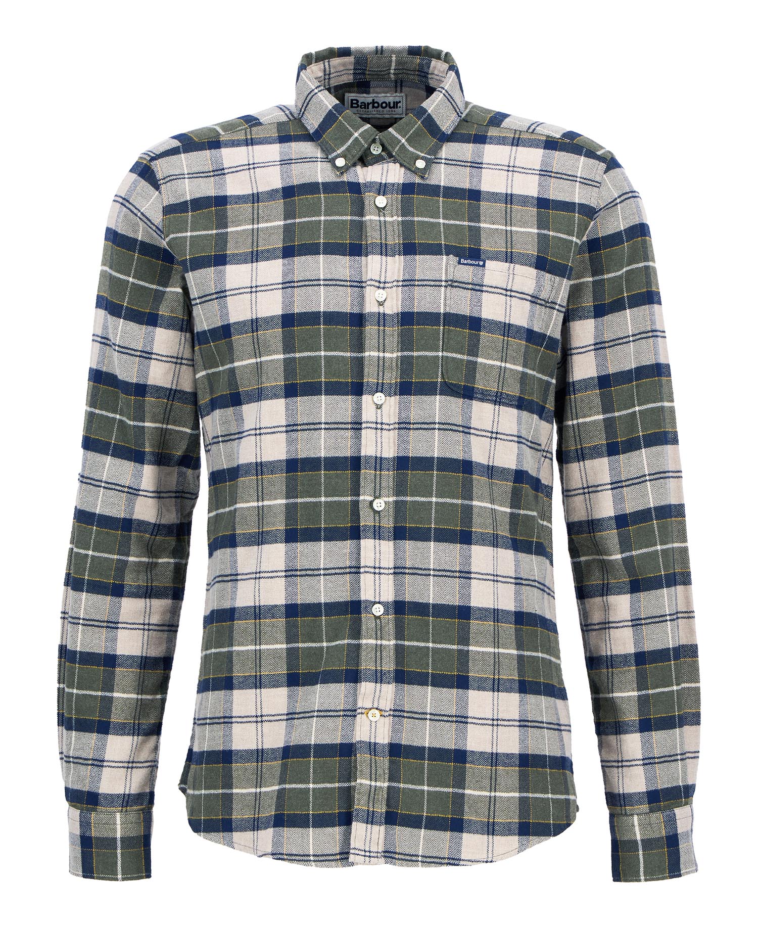 Kyeloch Tailored Long-Sleeved Shirt Forest Mist