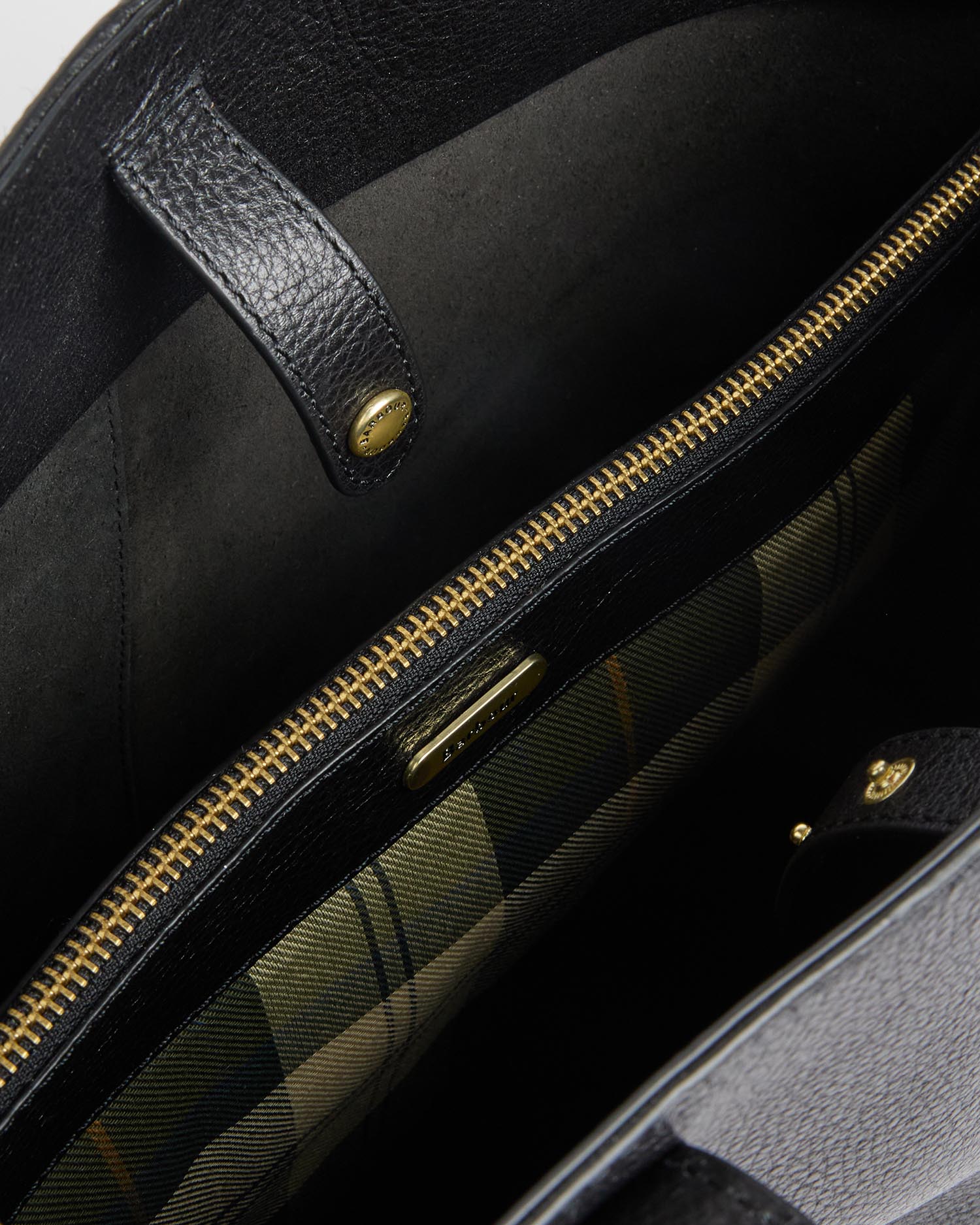 Alder Large Leather Tote Bag Black