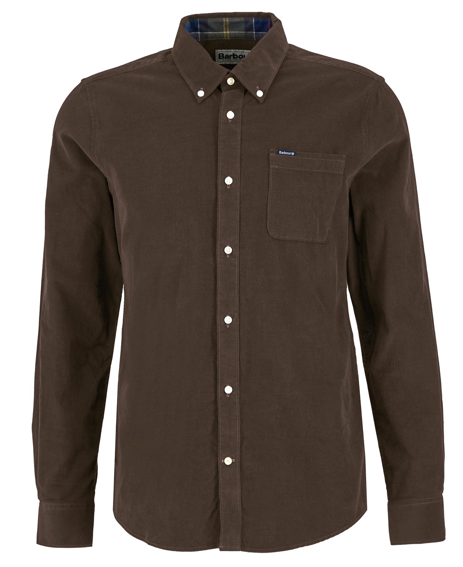 Ramsey Tailored Long-Sleeved Shirt Classic Brown