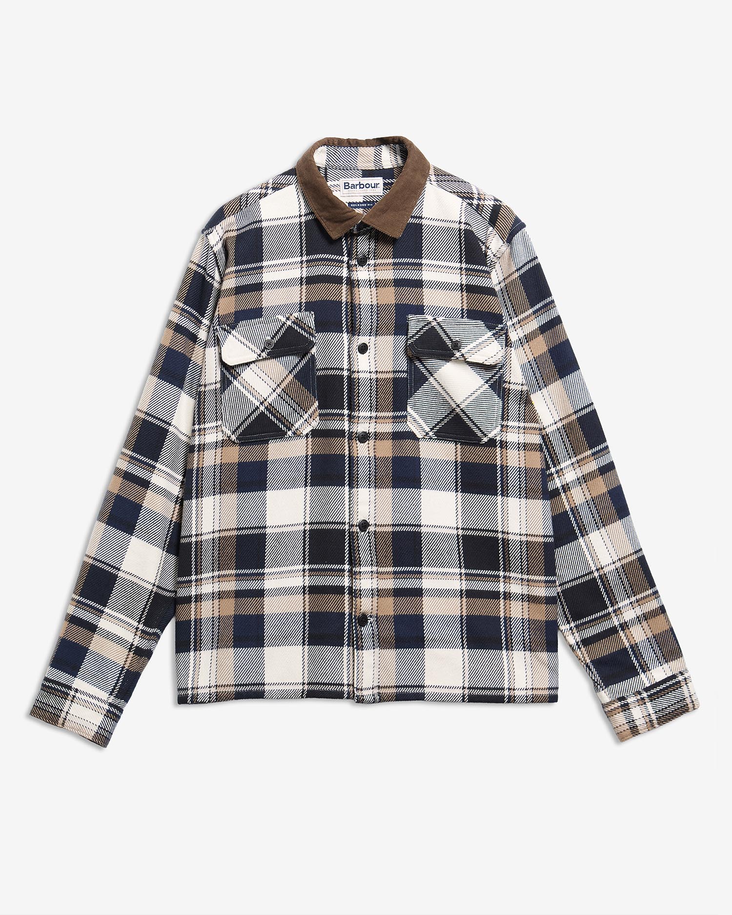 Camicia Grasmoor a maniche lunghe dalla vestibilit&agrave; comoda Navy