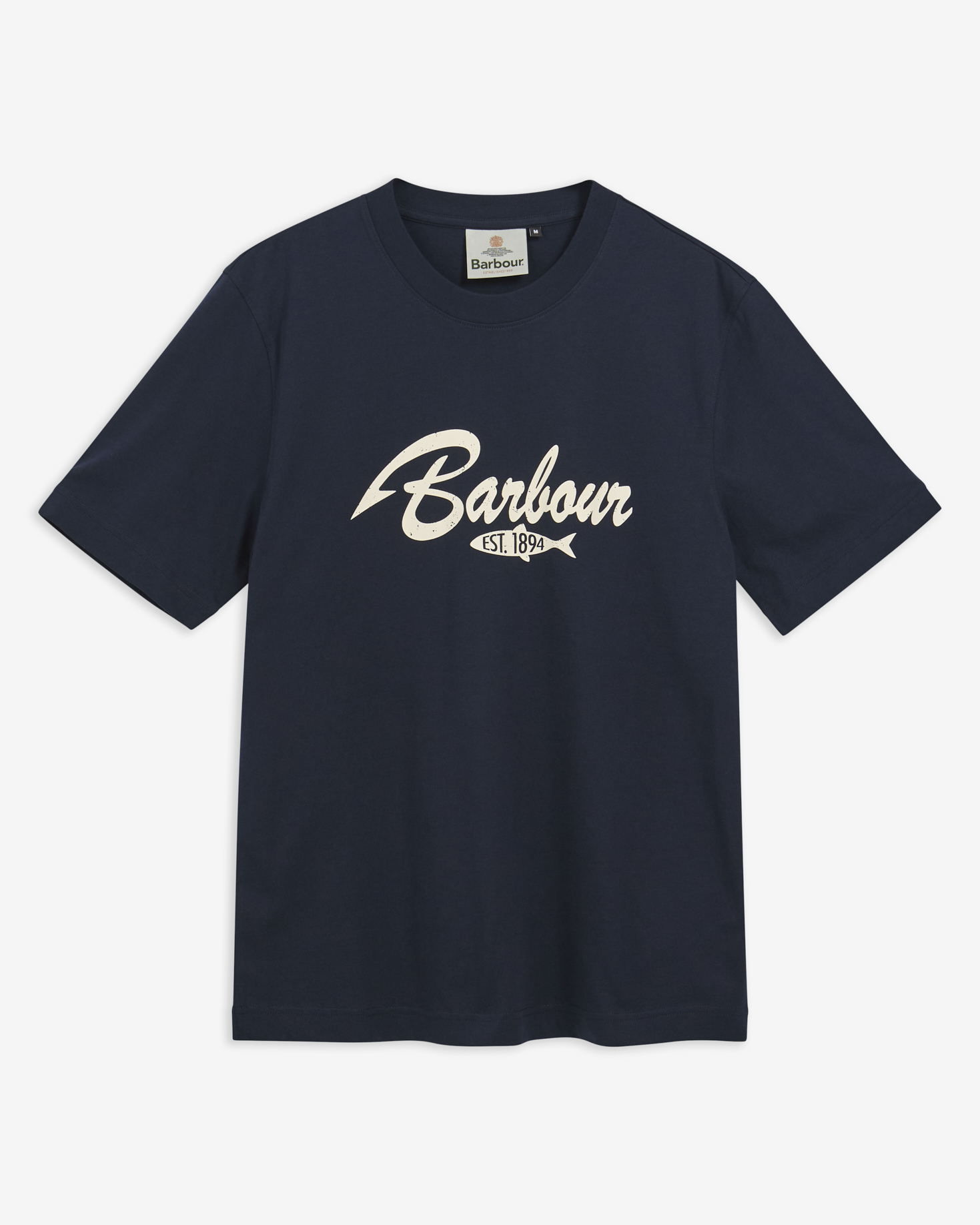 T-shirt con stampa Hook dalla vestibilit&agrave; comoda Dark Navy