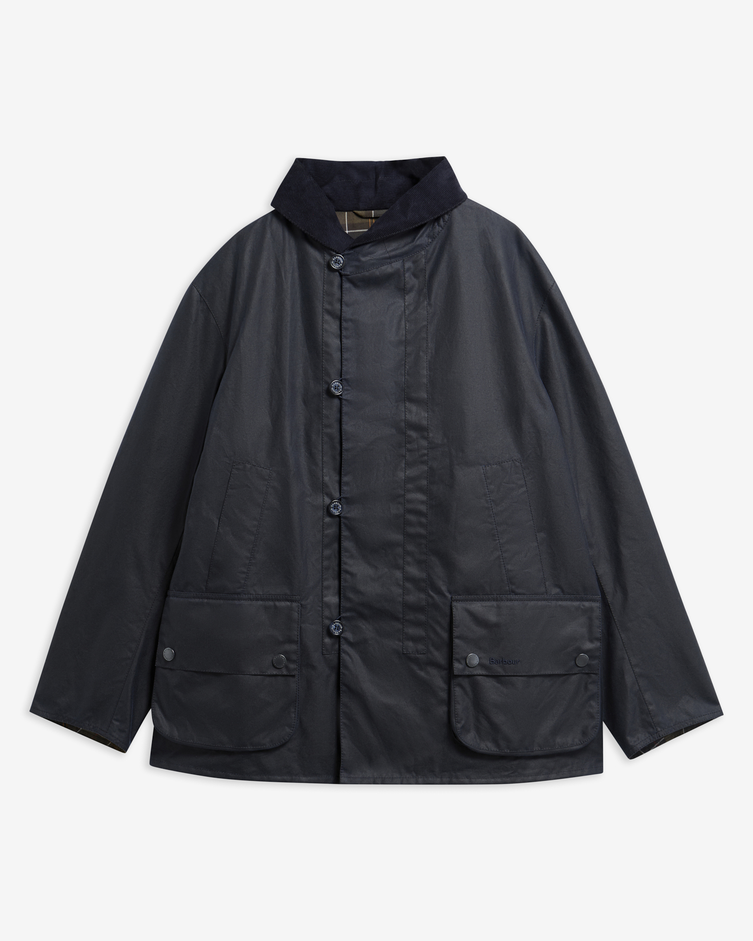 Barbour Wachsjacke Macdale Navy