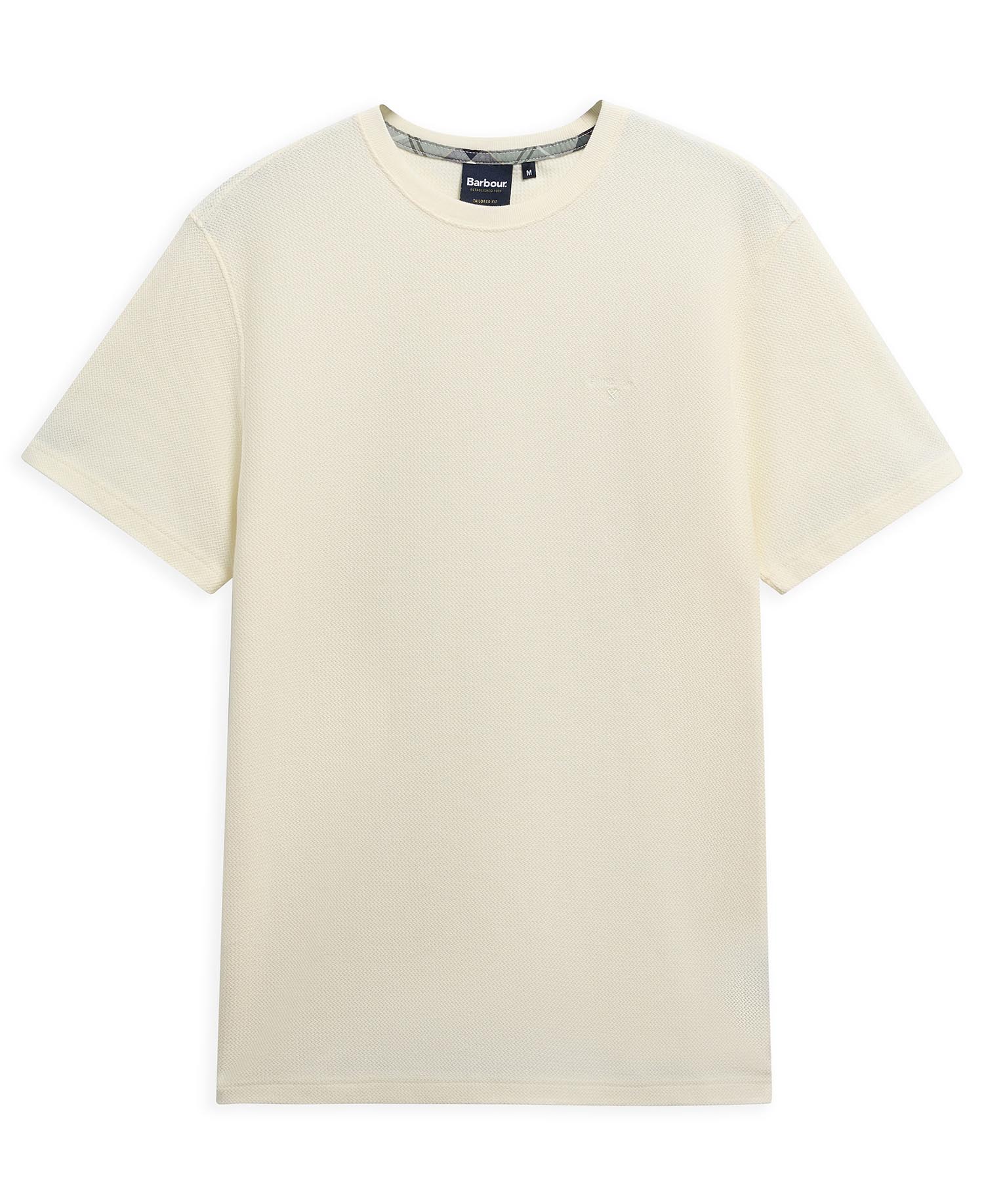 T-Shirt Lingdale Textured Tailored Whisper White