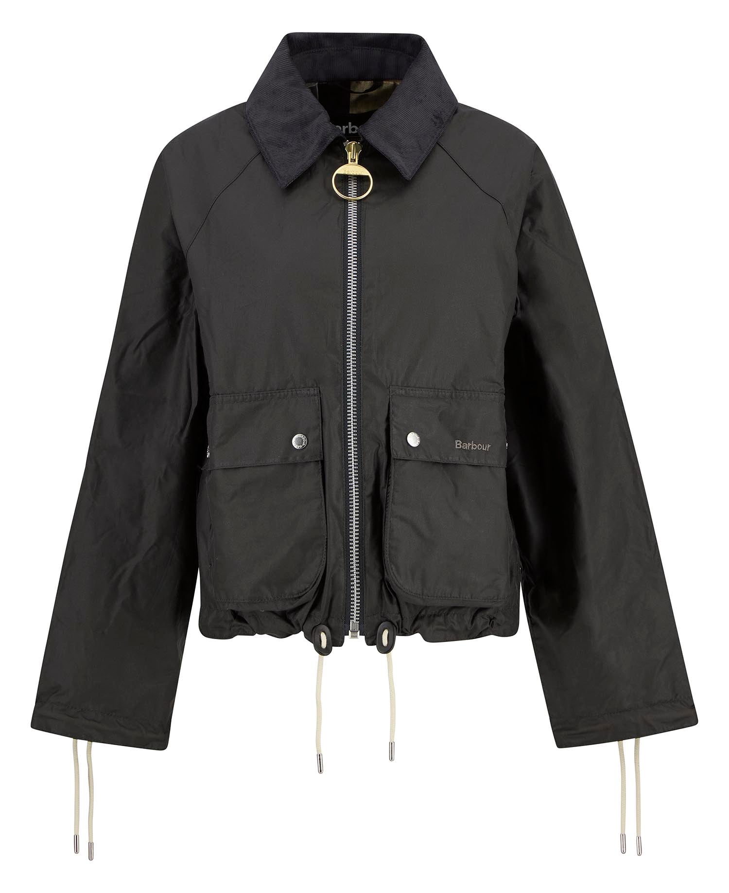 Marron Waxed Jacket Grey/Dress