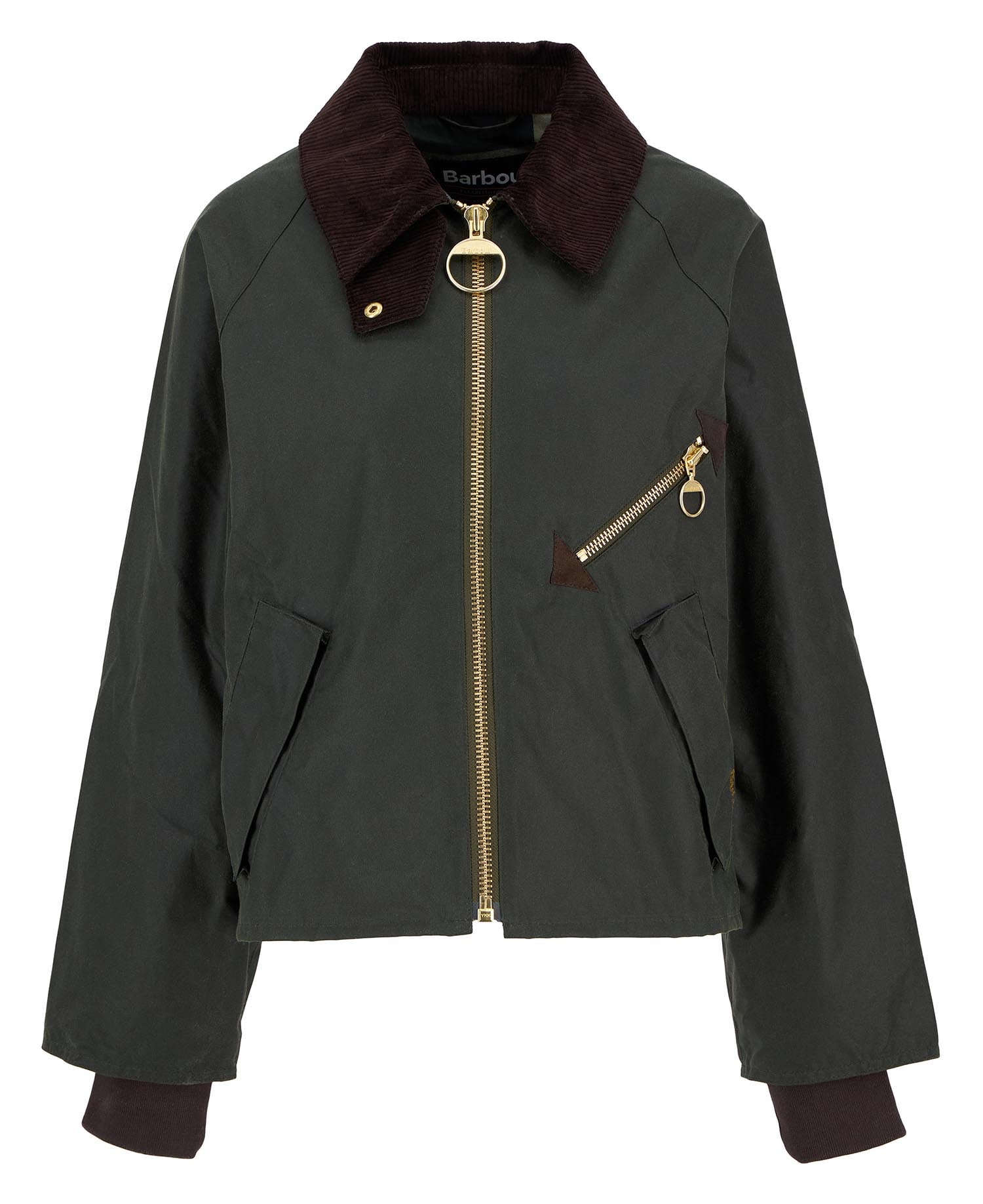Arlene Waxed Jacket Fern/Ancient Tartan