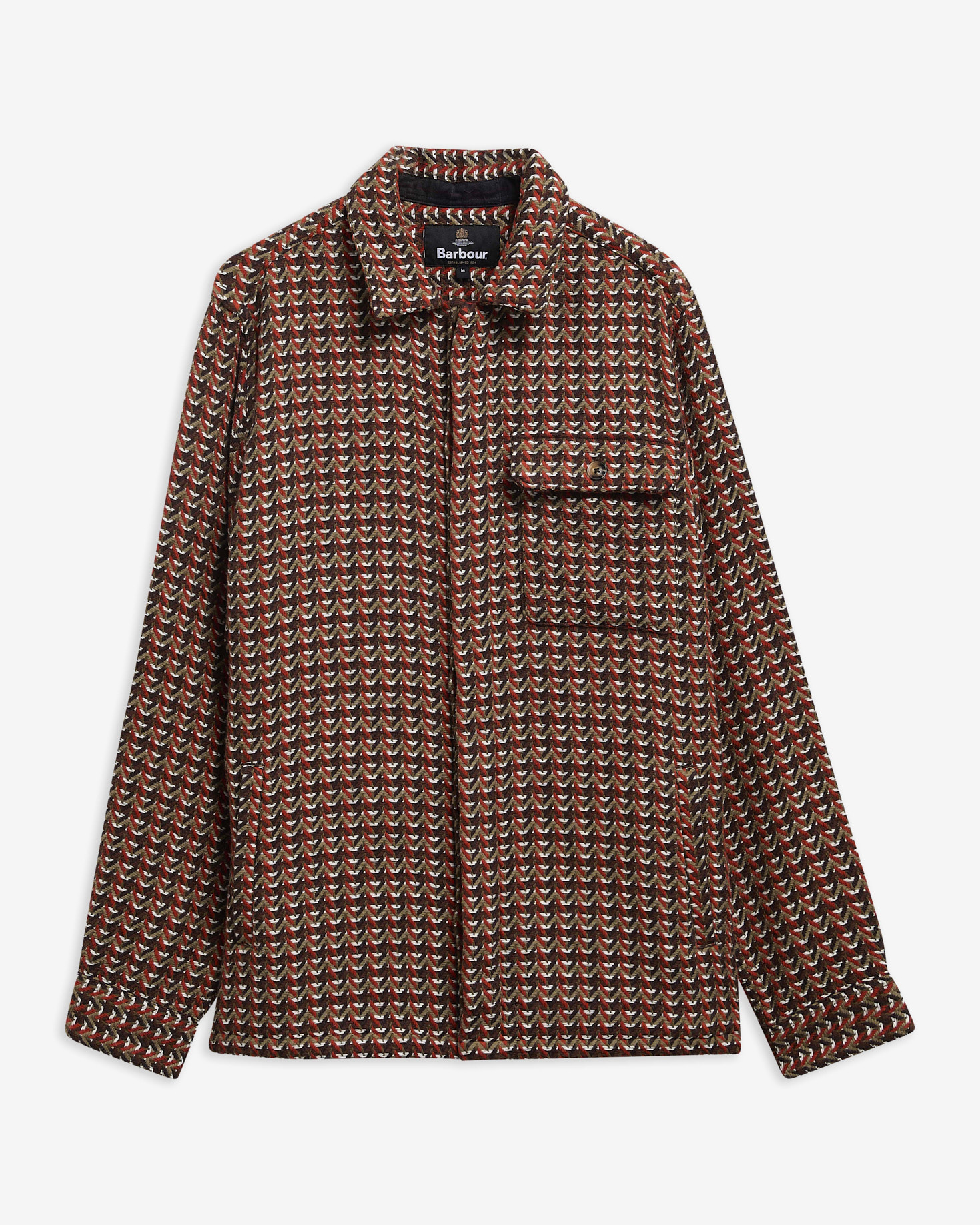 Shunner Relaxed Jacquard Overshirt Beech