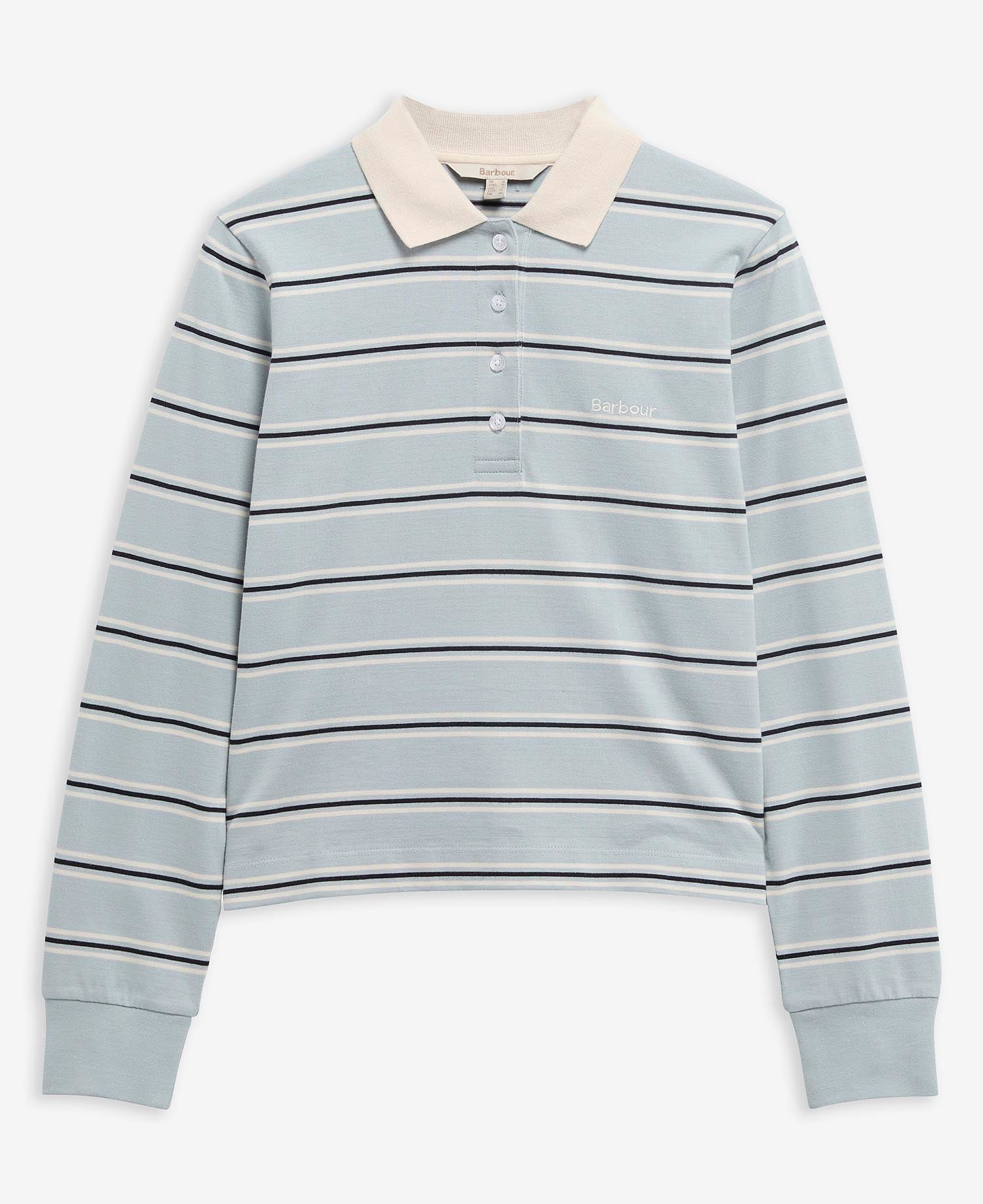 Langarmshirt Ashwell Striped Rugby Celestial Blue Stripe