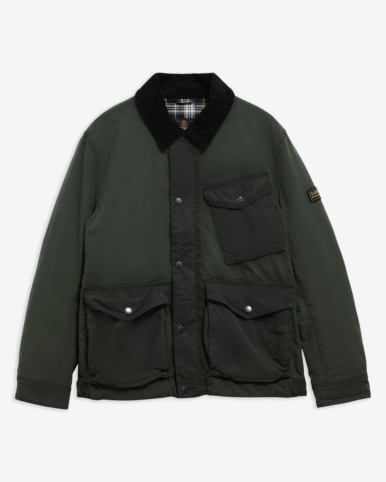 B.Intl Wachsjacke Winter Drifter Washed Sage
