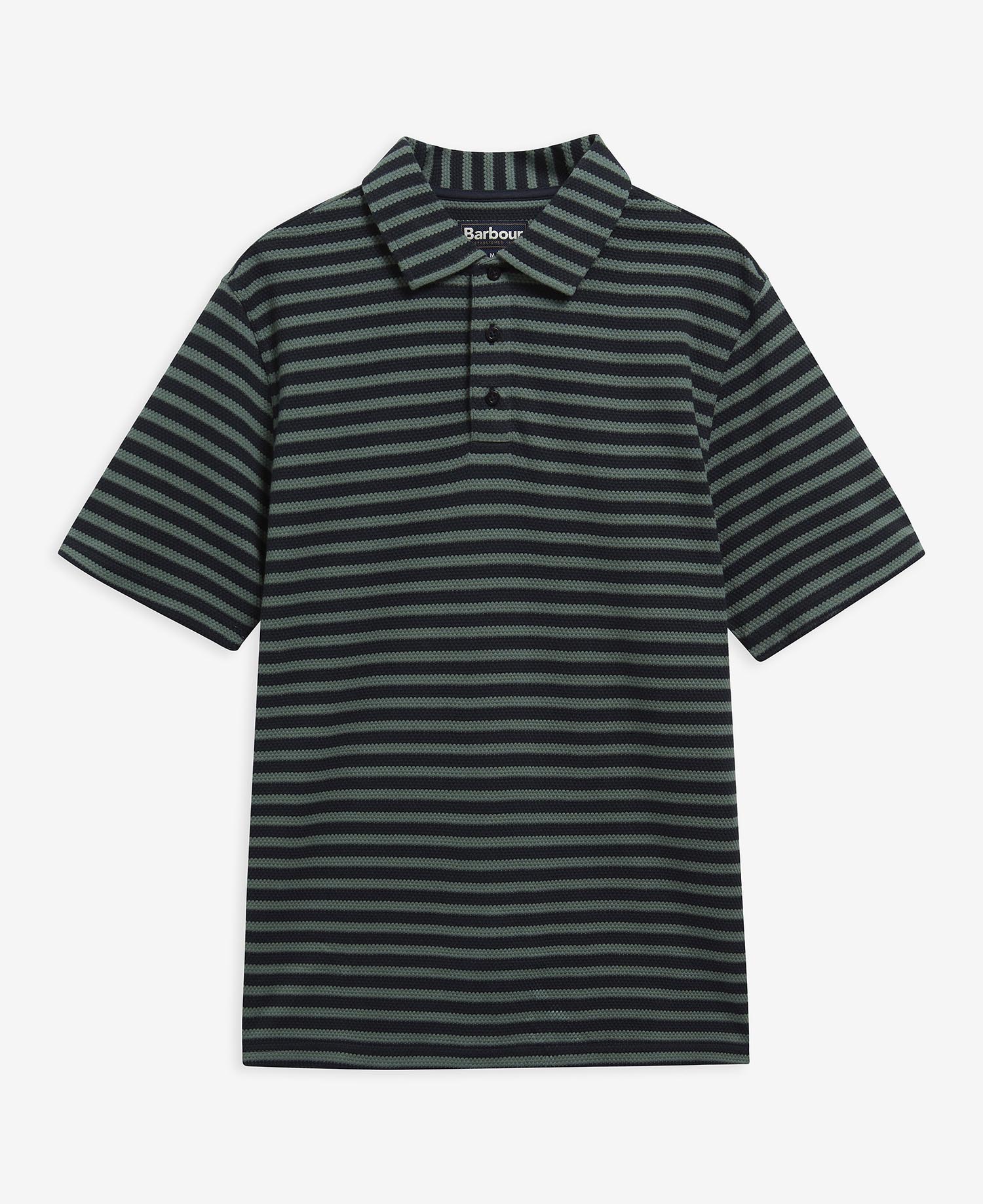 Polo Farlam leggermente aderente con motivo a righe Navy