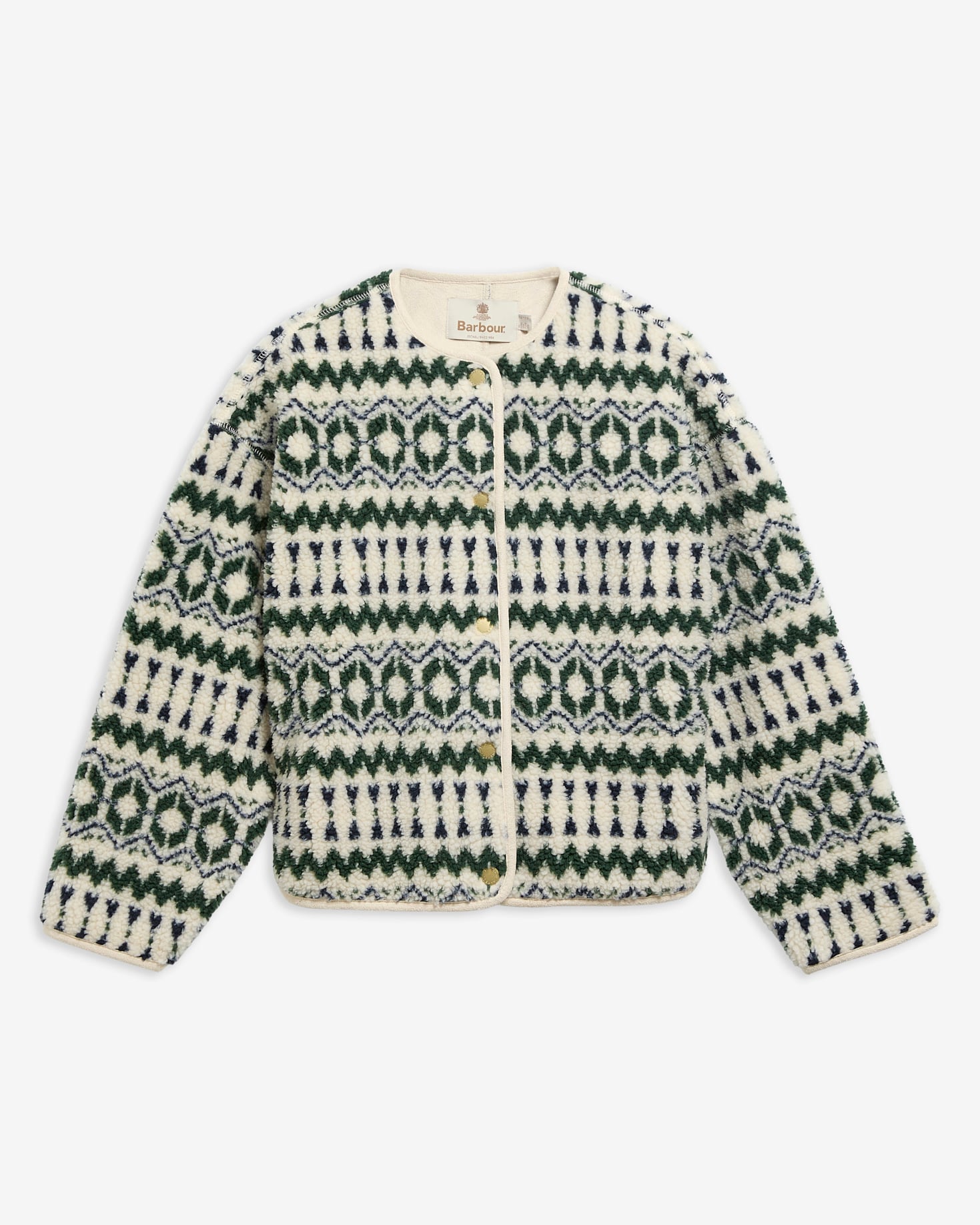 Barbour Fleece Aspen Fair Isle Multi