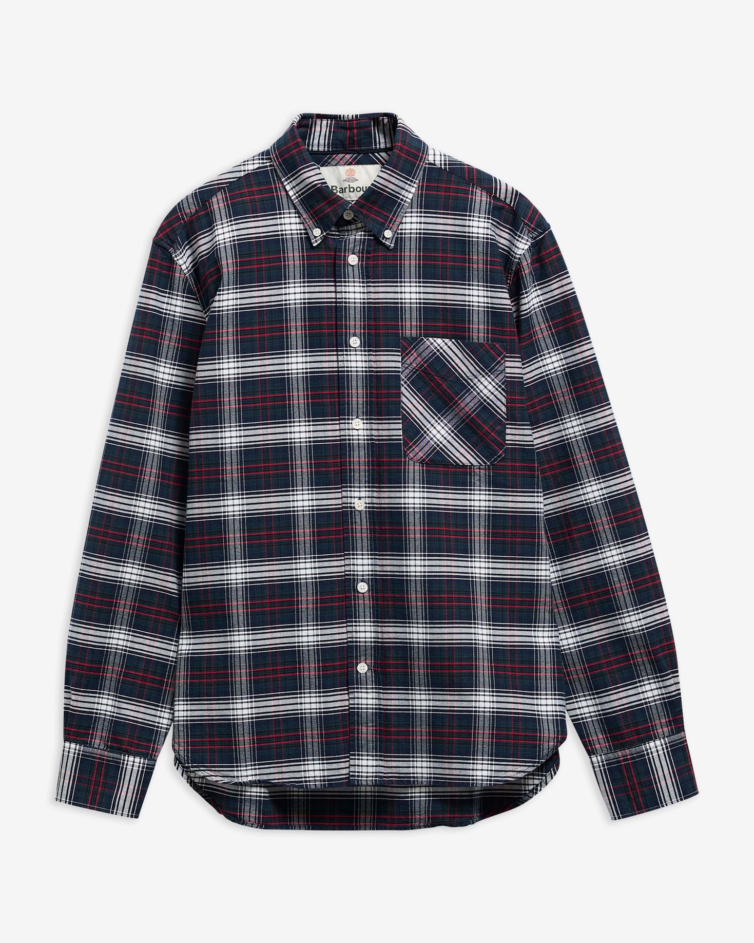 Barbour Hemd Clyde Authentic Fit Navy