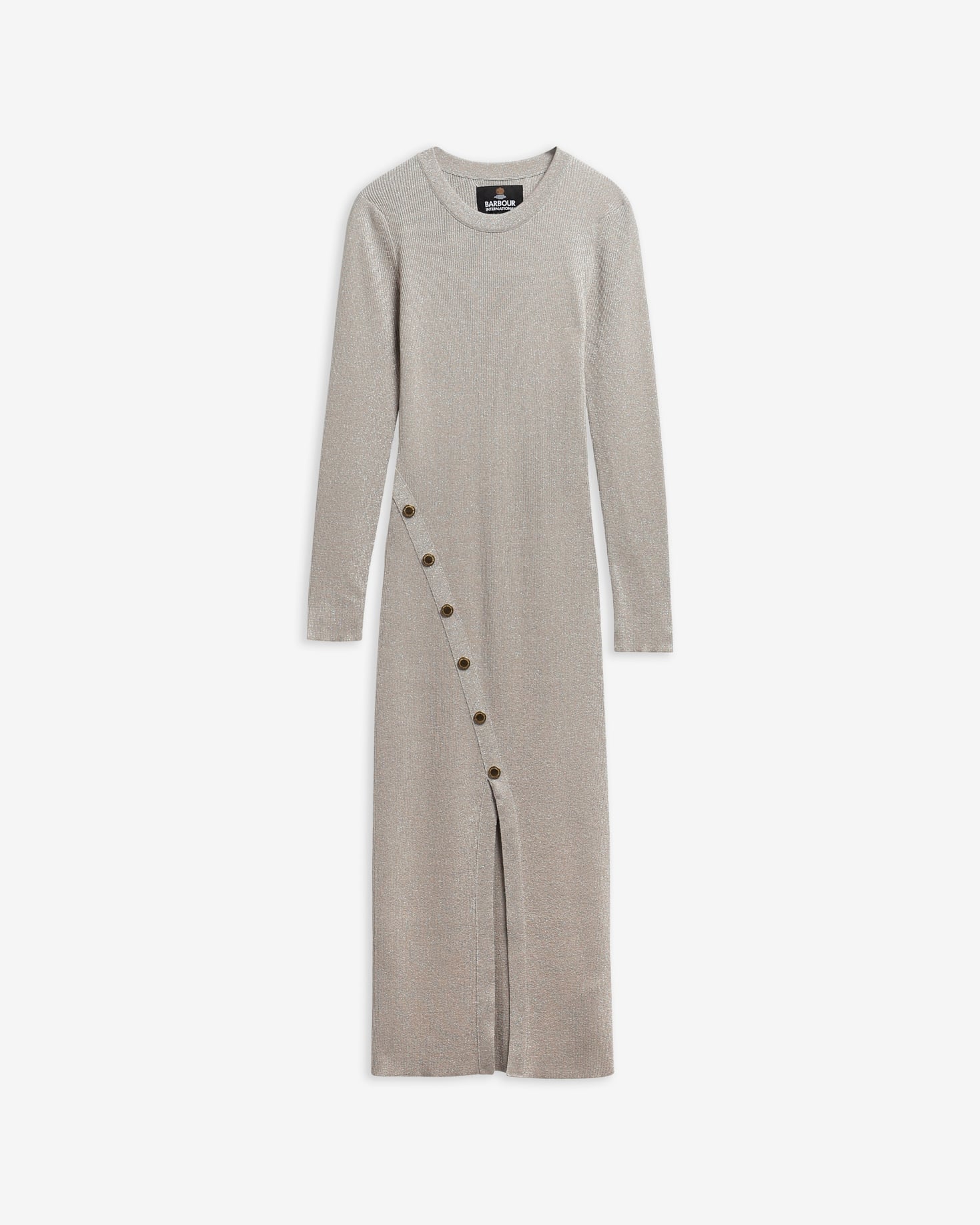 Molina Knitted Midi Dress Nutmeg