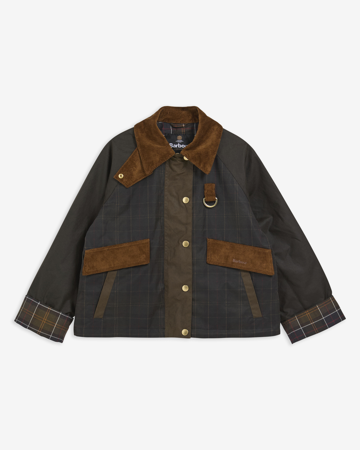 Irene Waxed Jacket Classic/Olive/Beech