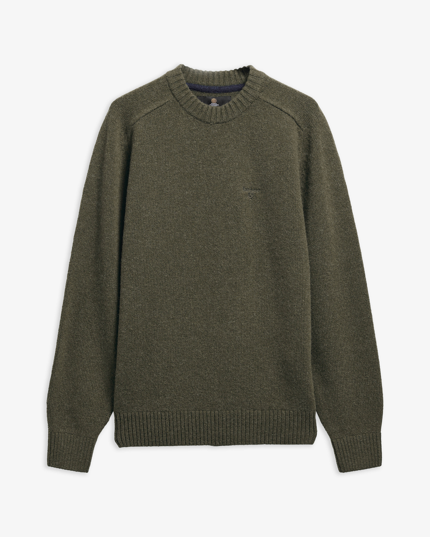 Newtown Crew Neck Jumper Mid Olive
