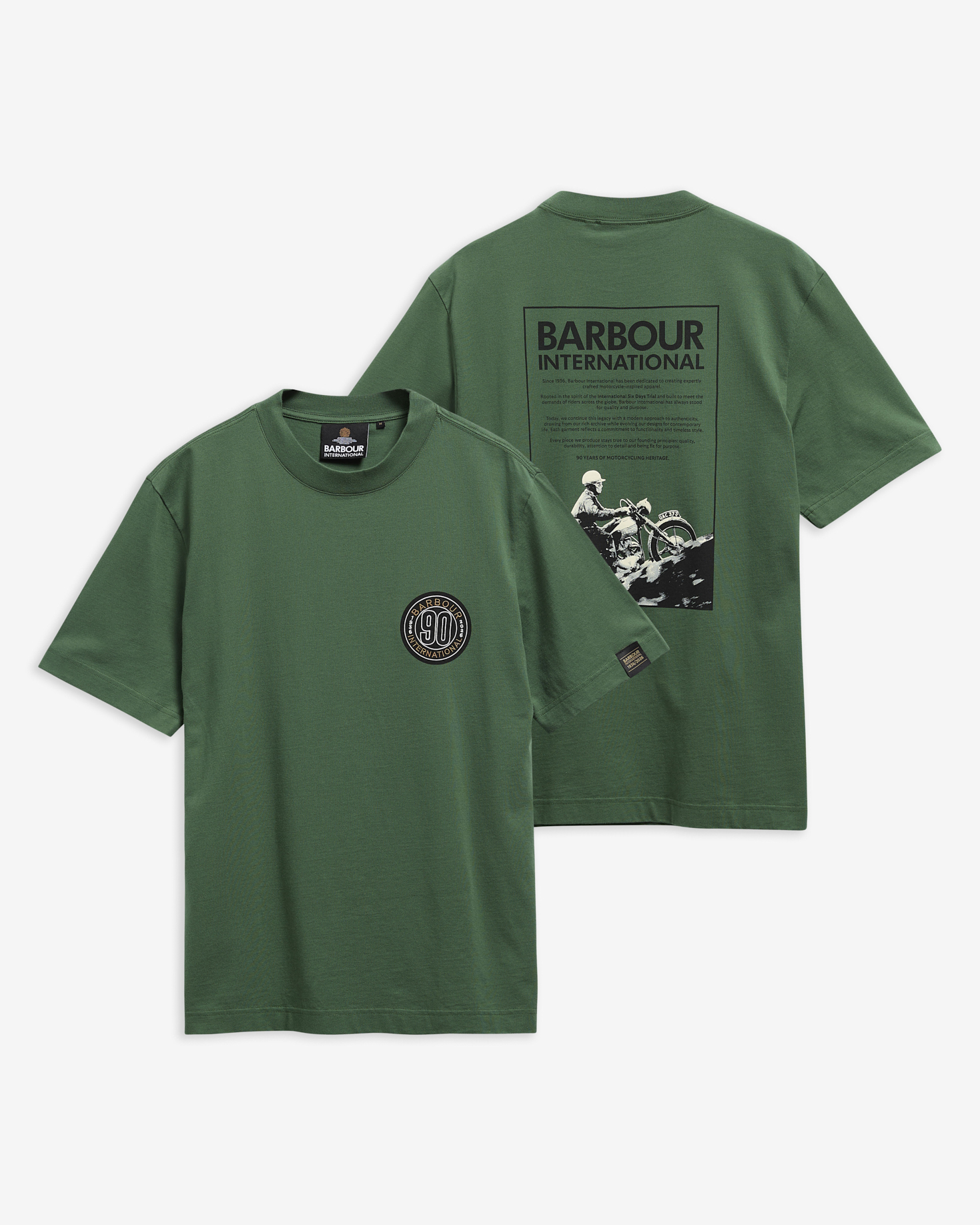B.Intl T-Shirt 90th Anniversary Graphic Racing Green