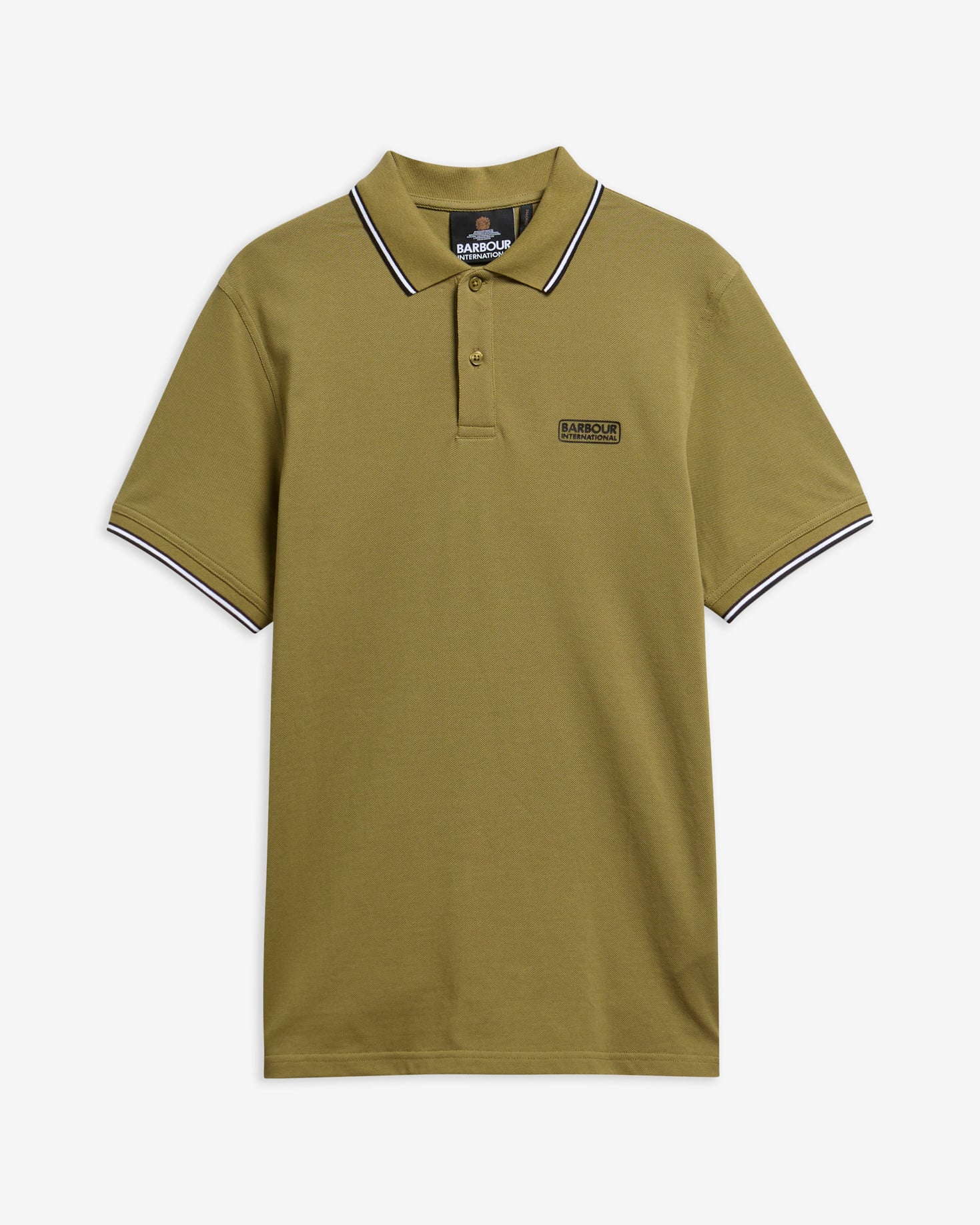 Evan Short-Sleeved Polo Shirt Fir Green