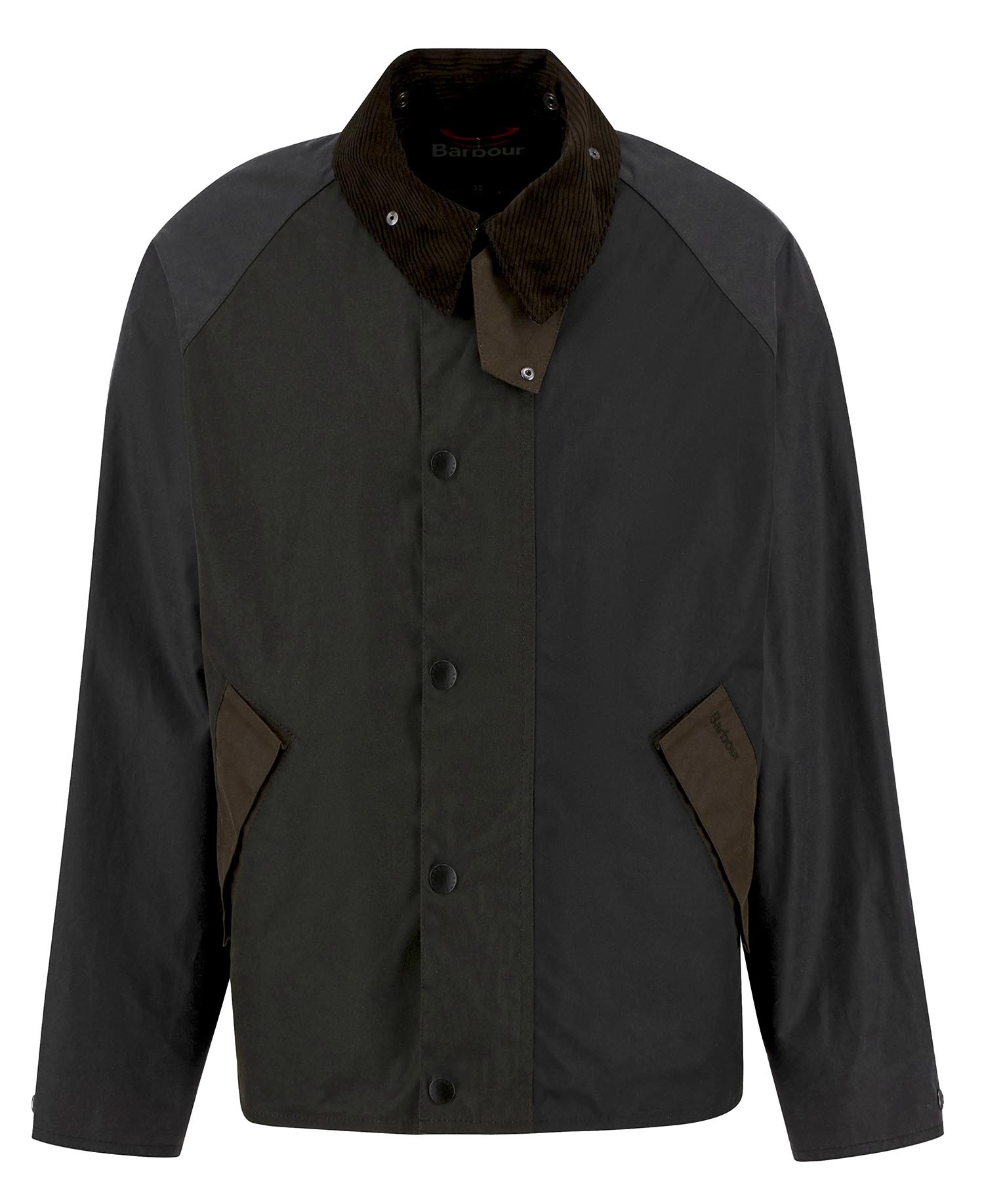 Patchwork Transport Waxed Jacket Sage Multi