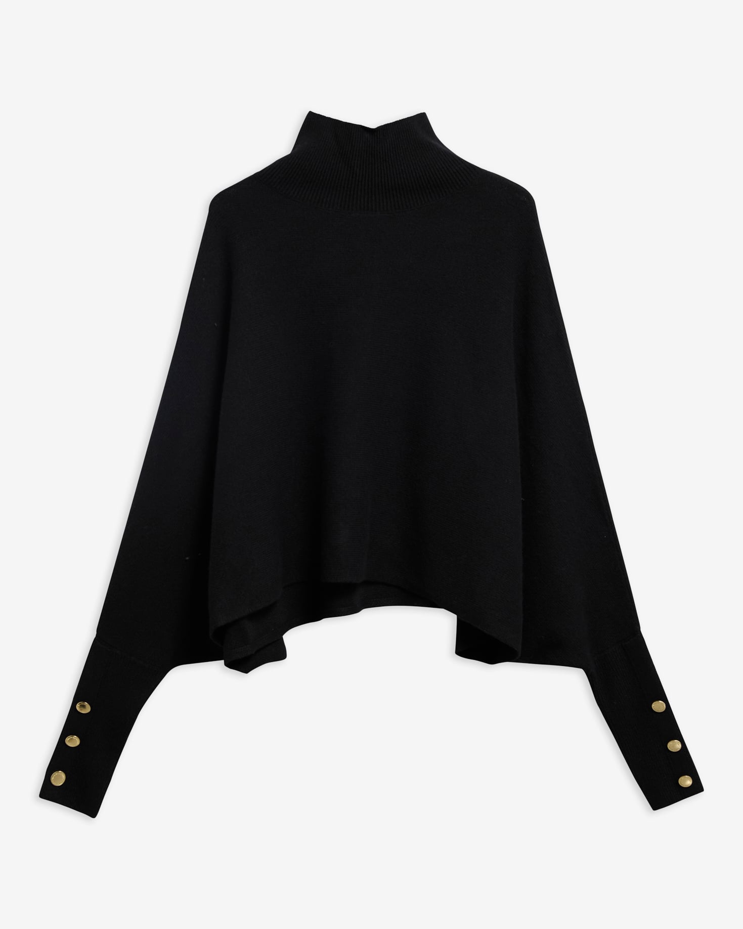 B.Intl Pullover Lilah aus Woll-Mix Black