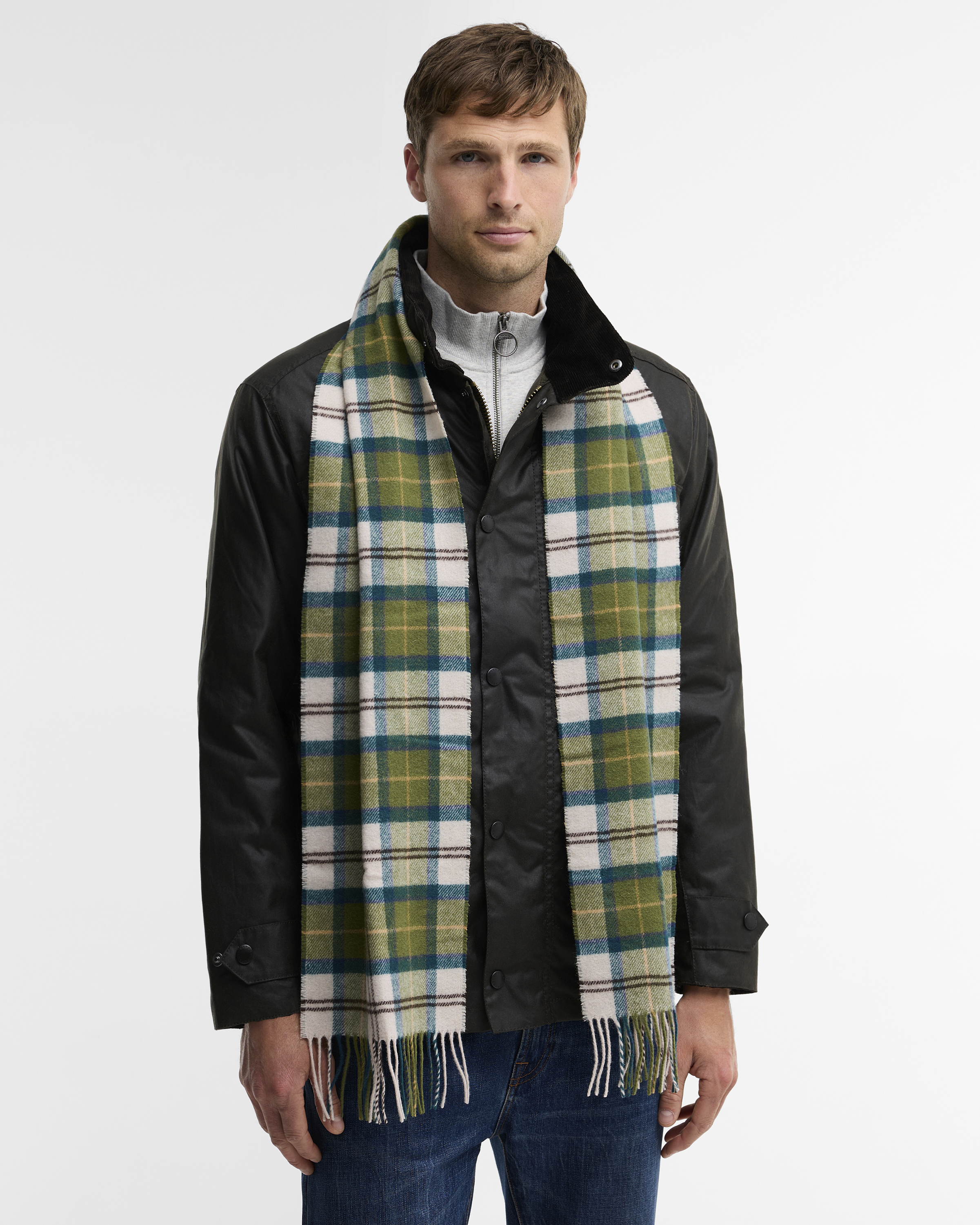 Sciarpa in lana d'agnello Tartan