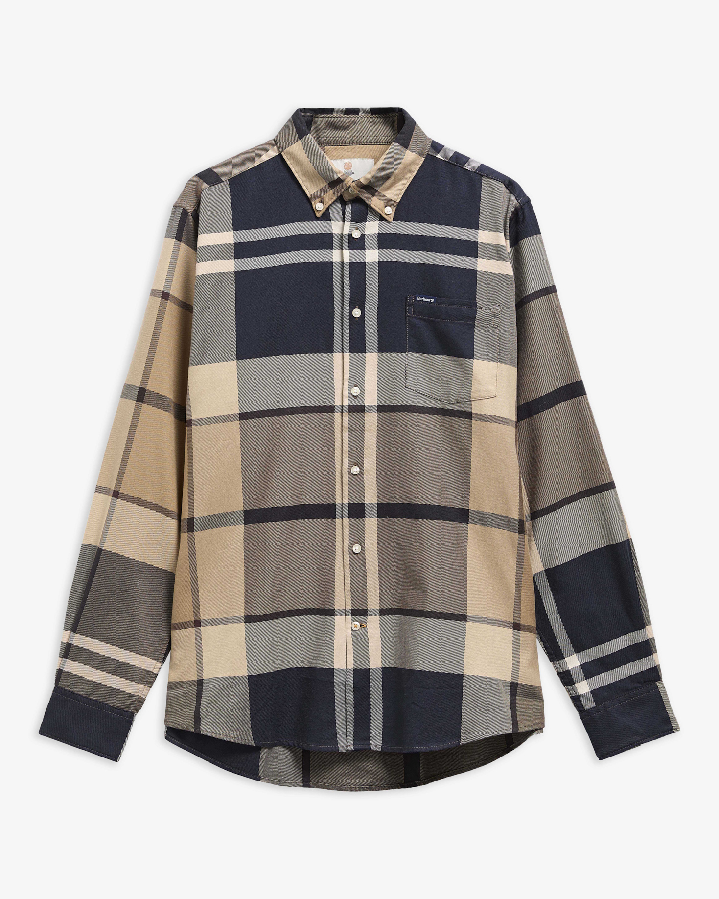 Dunoon Tailored Long-Sleeved Shirt Birchwood Dress Tartan