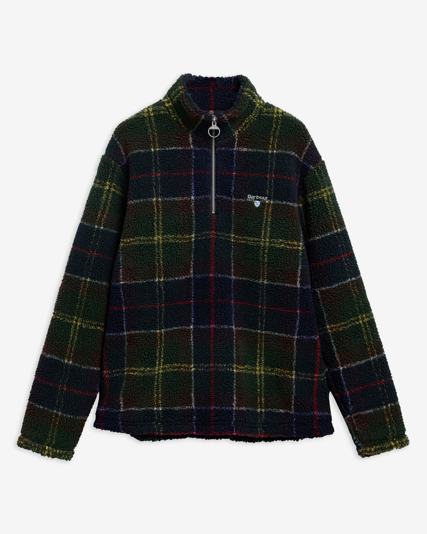 Barbour Fleecepullover Tartan Half-Zip Classic Tartan