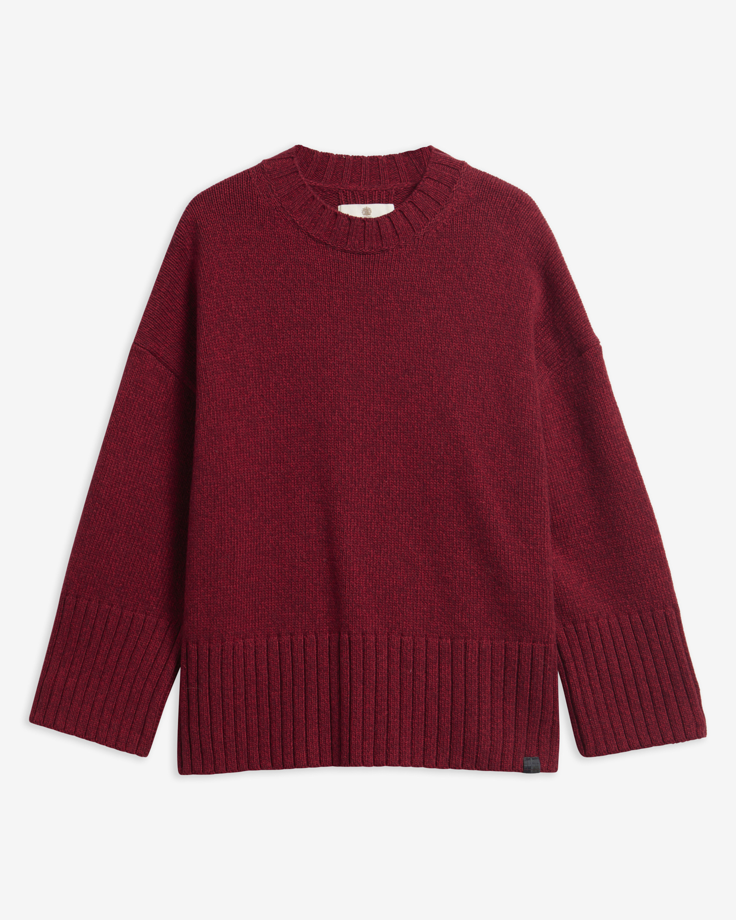 Barbour Pullover Gaia Rundhalsausschnitt Cranberry Red