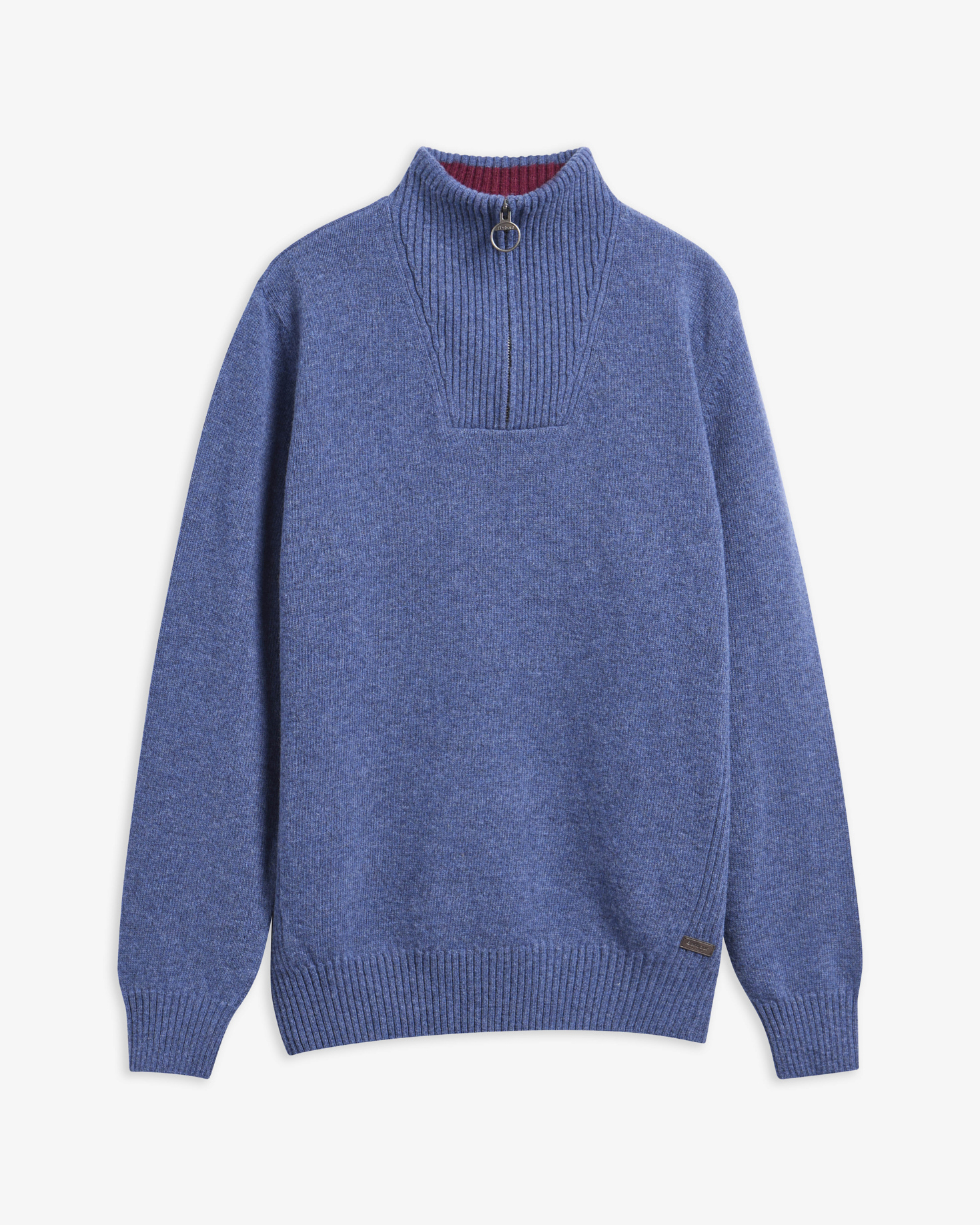 Nelson Essential Quarter-Zip Jumper Deep Blue