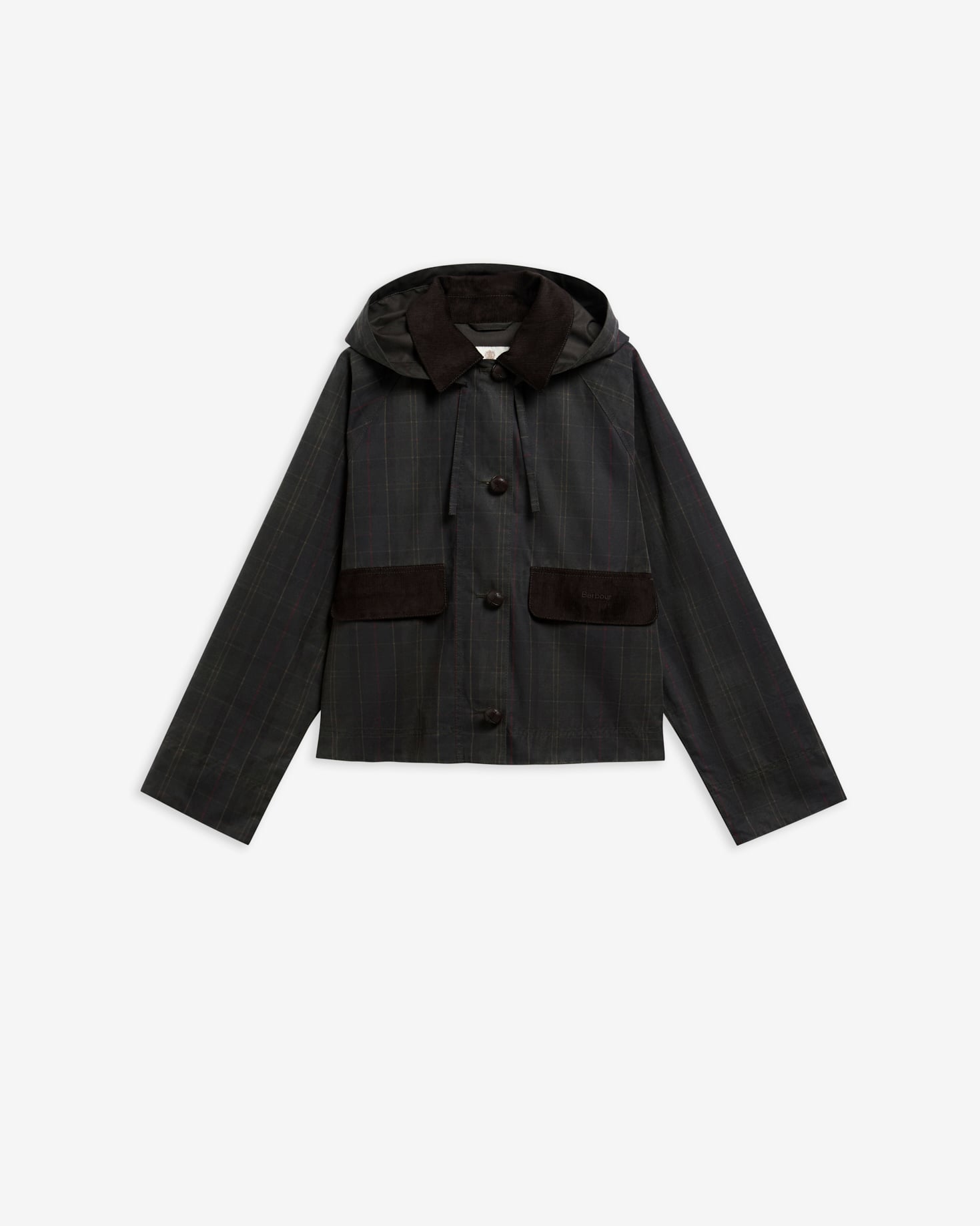 Adina Checked Waxed Jacket Classic Tartan