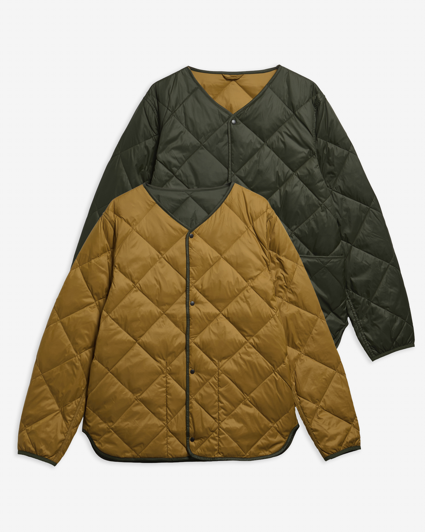 Lightweight Down Reversible Puffer Liner Sage