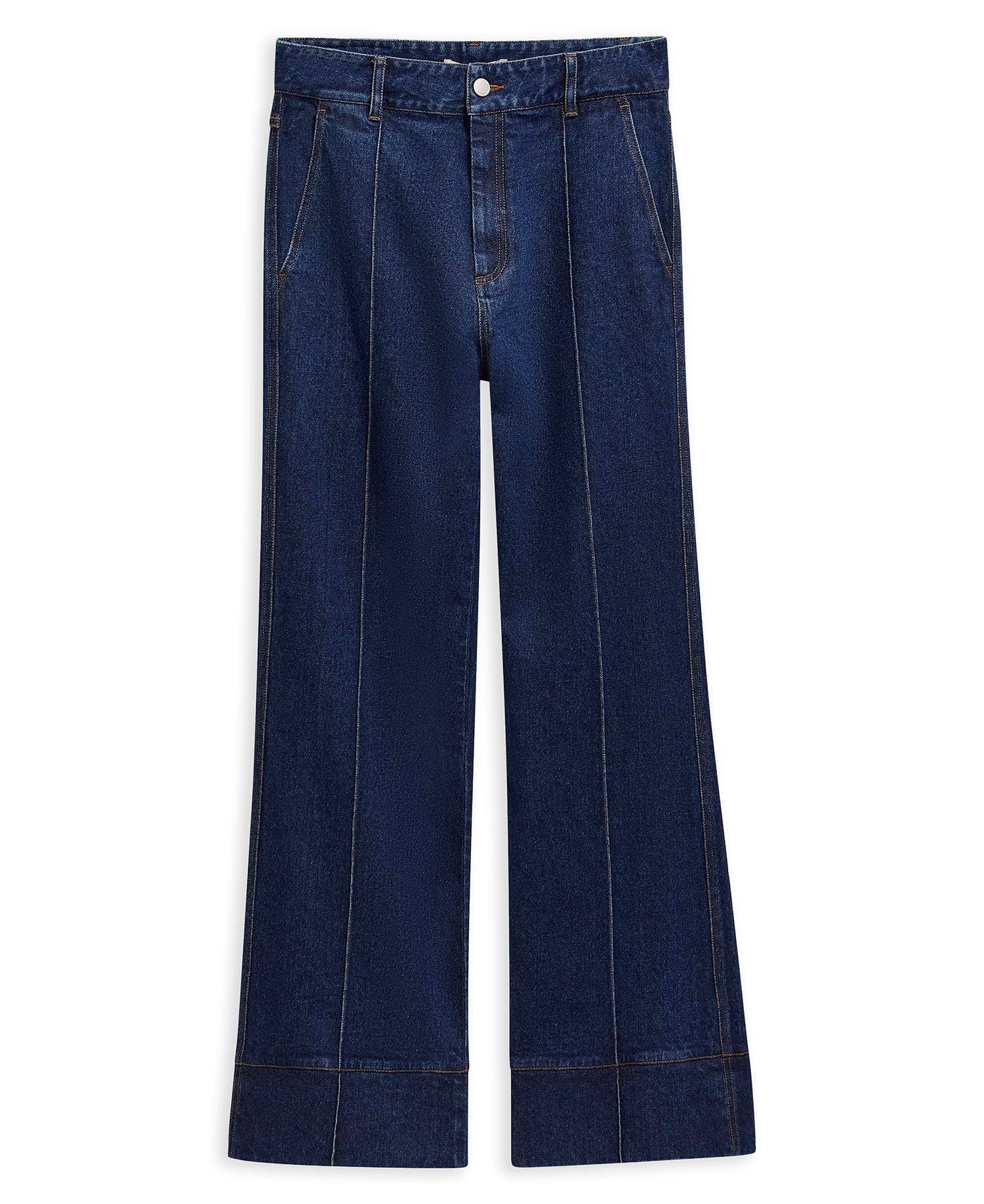 Cartmel Flared Jeans Dark Indigo