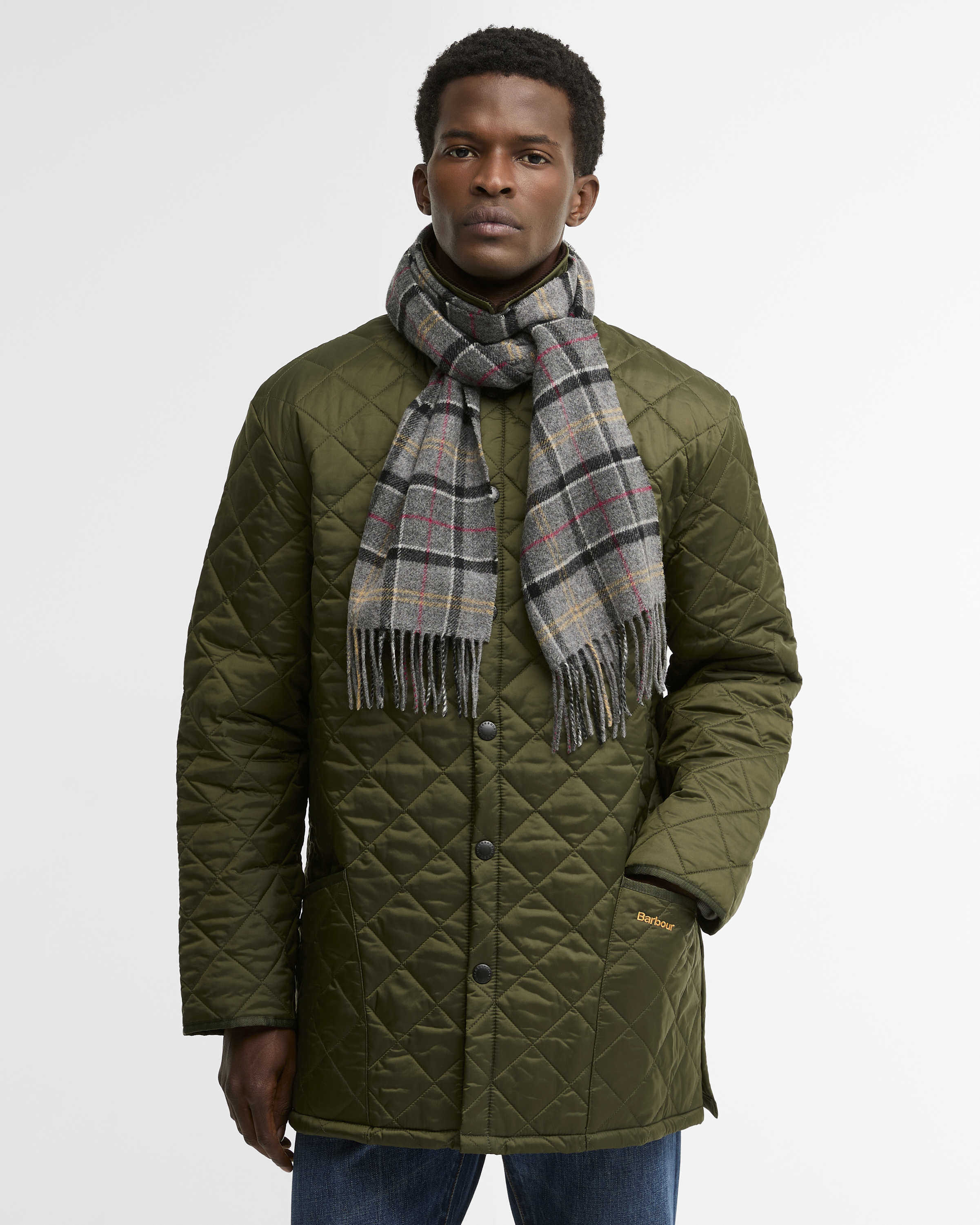 Schal Tartan Lammwolle