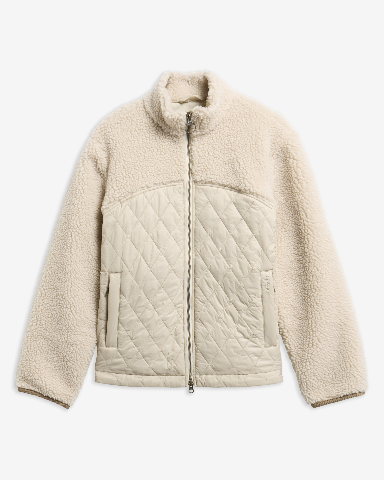 Barbour Fleecejacke Ami Ecru