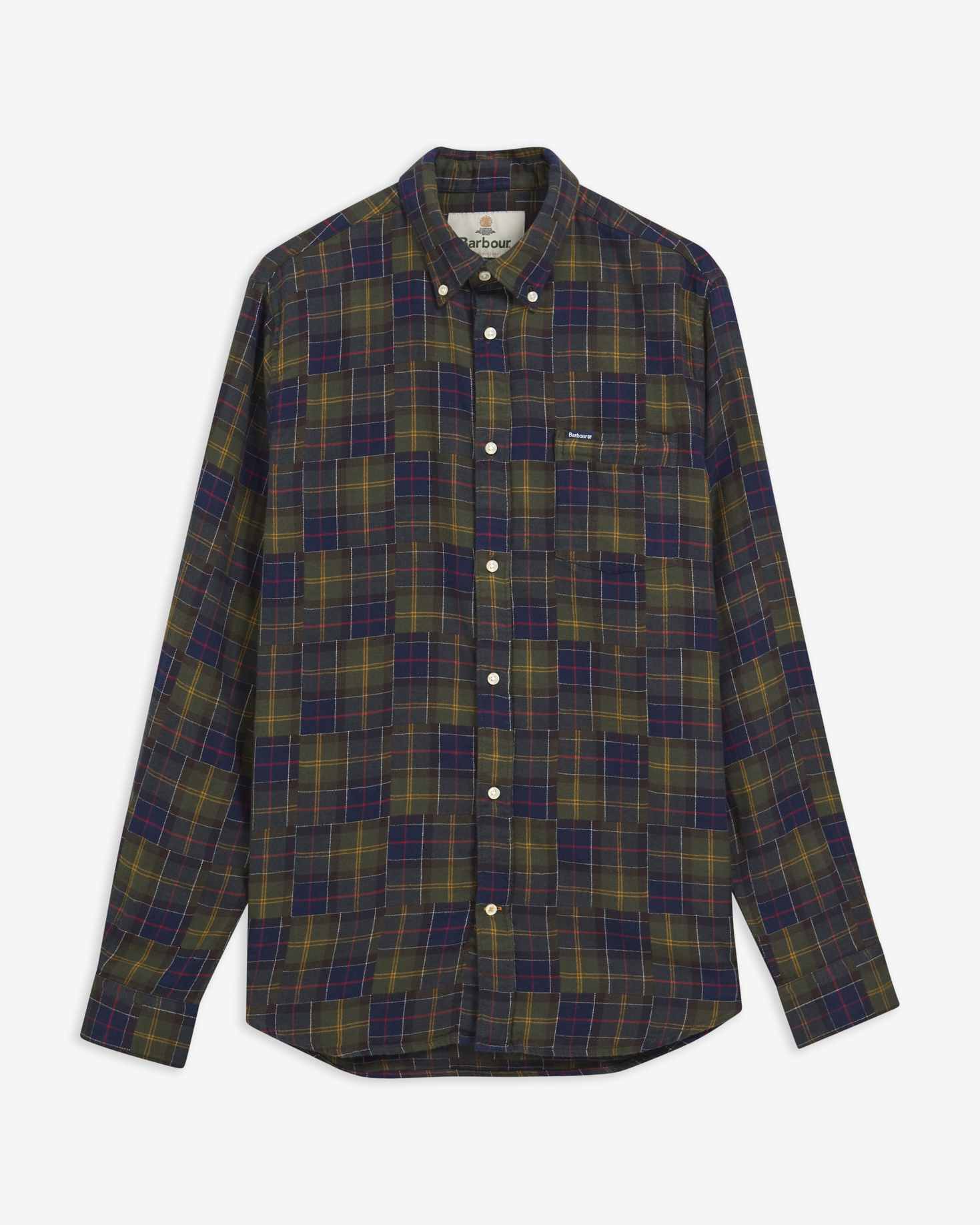 Sault Tailored Long-Sleeved Shirt Classic Tartan