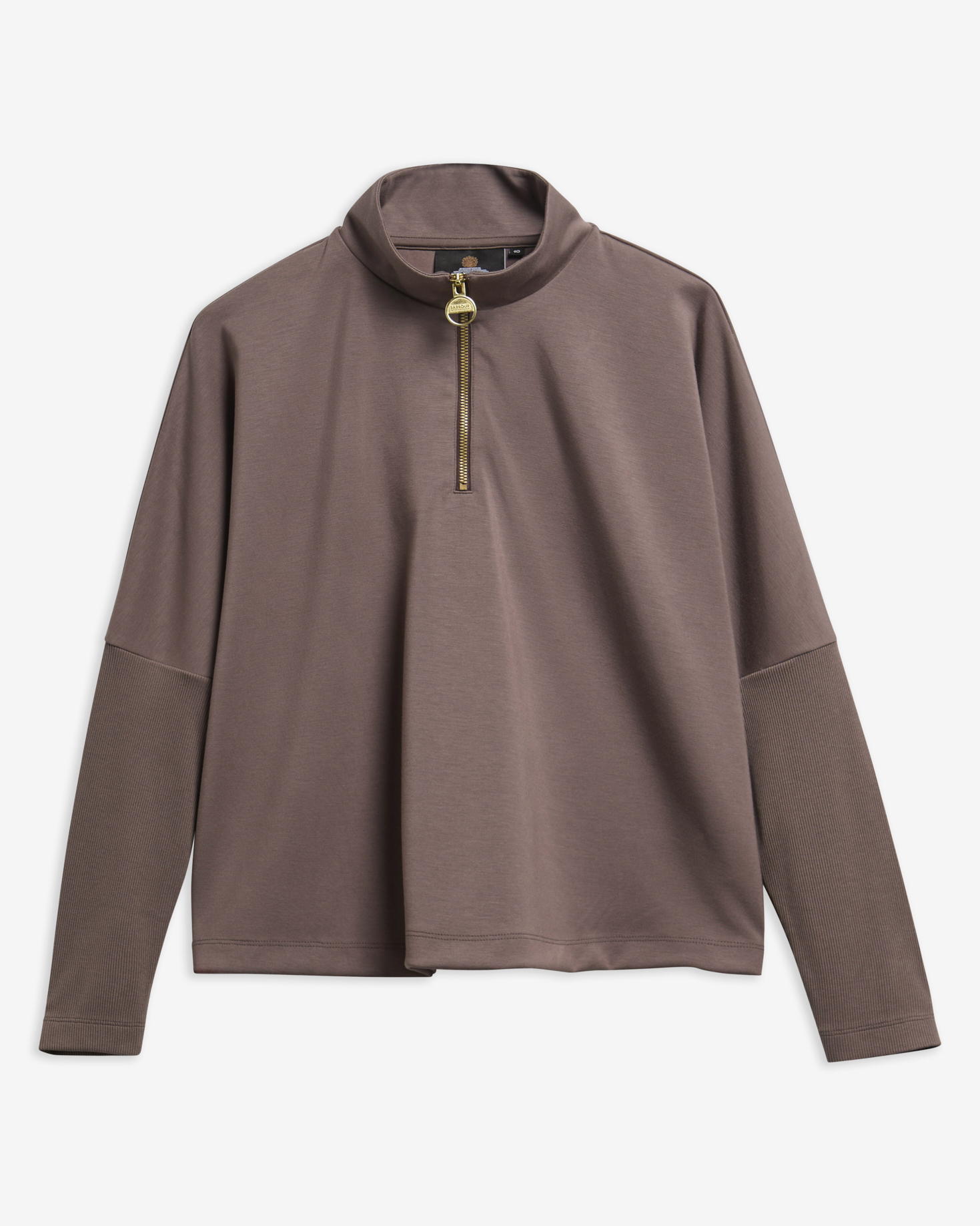 B.Intl Sweatshirt Kemora Half-Zip Truffle
