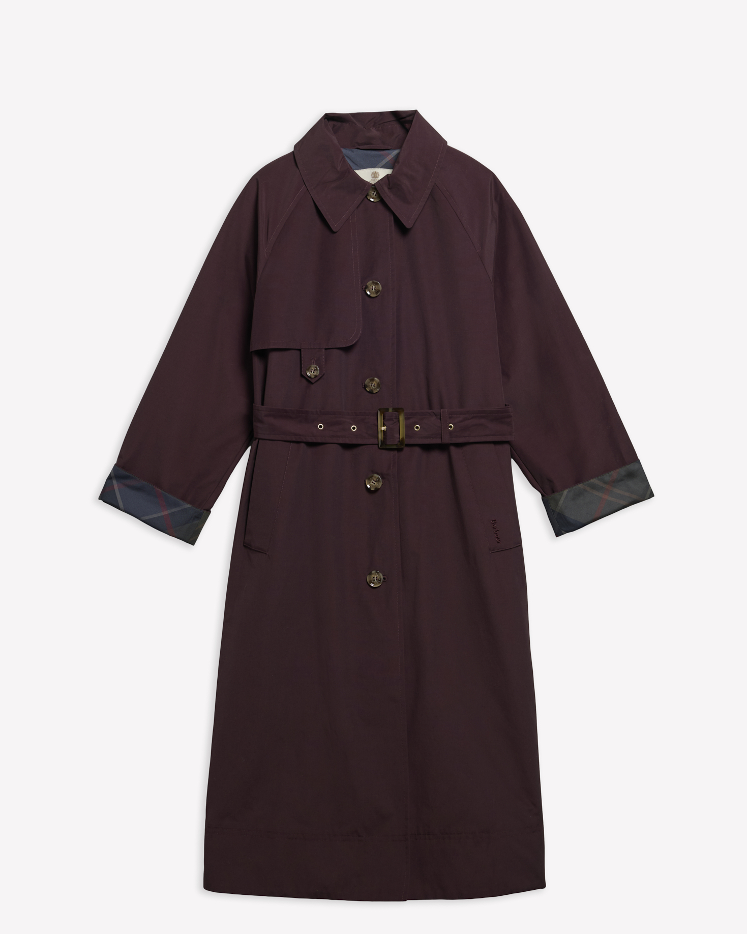 Barbour Trenchcoat Antonella Showerproof Fig/Shadow Classic