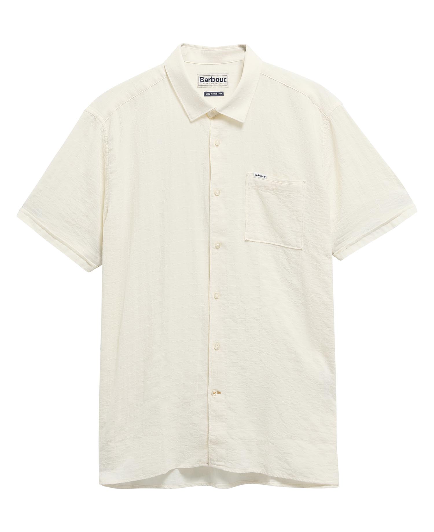 Kurzarmhemd Kingswood Ripstop Whisper White