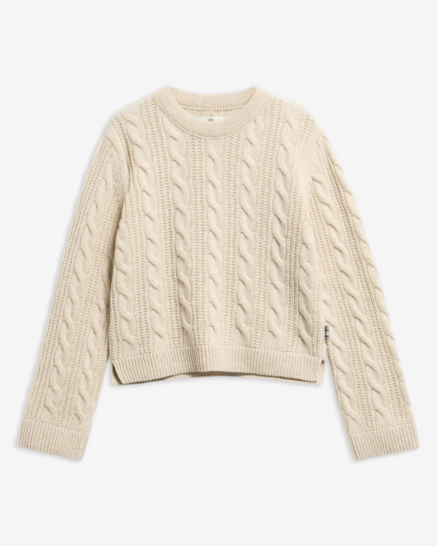 Maglione con taglio crop e lavorazione a trecce Joan Birch