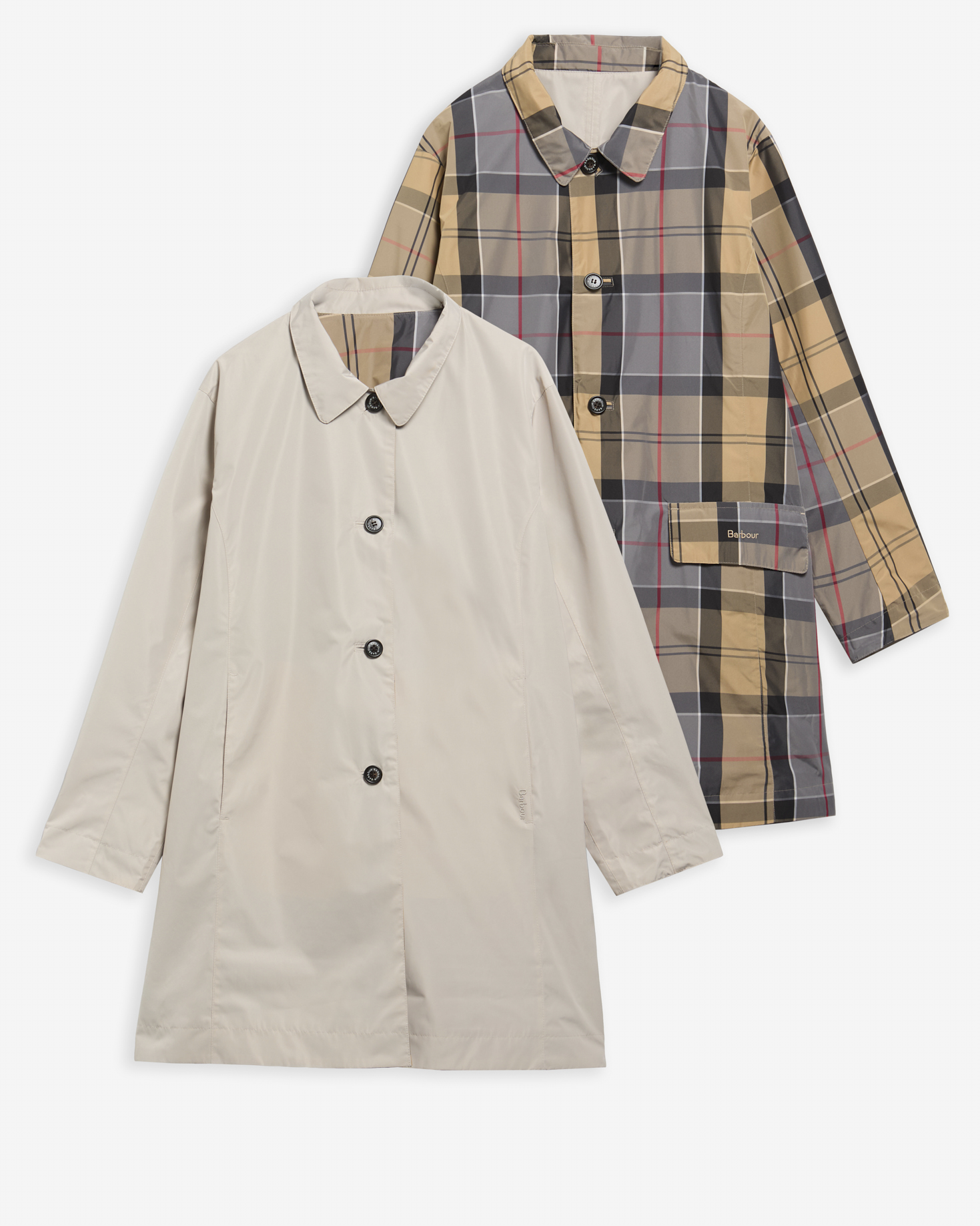 Babbity Plus-Size Showerproof Jacket Mist