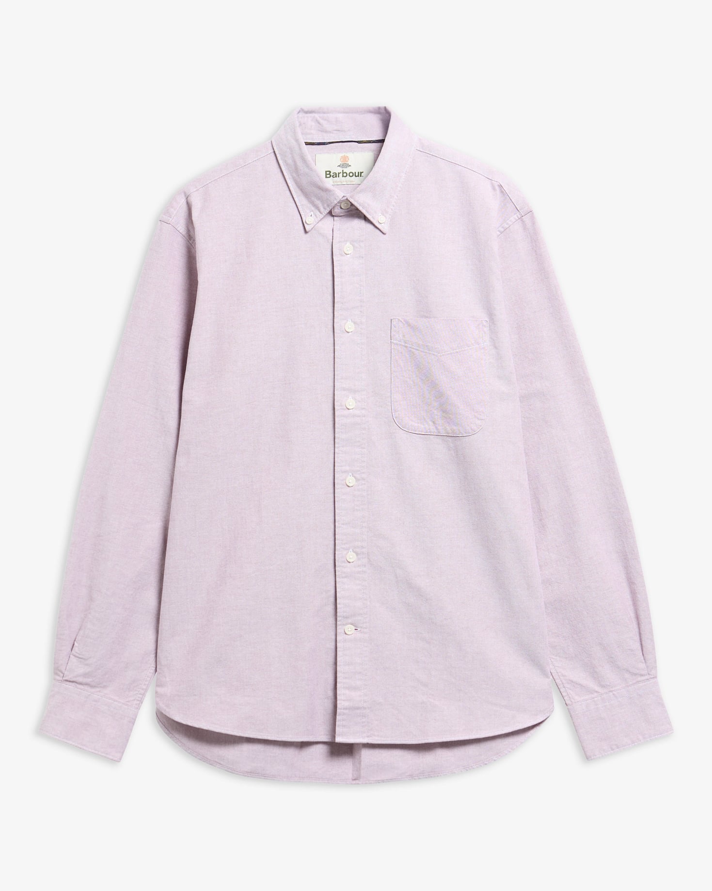 Oxford Authentic-Fit Long-Sleeved Shirt Dk Red