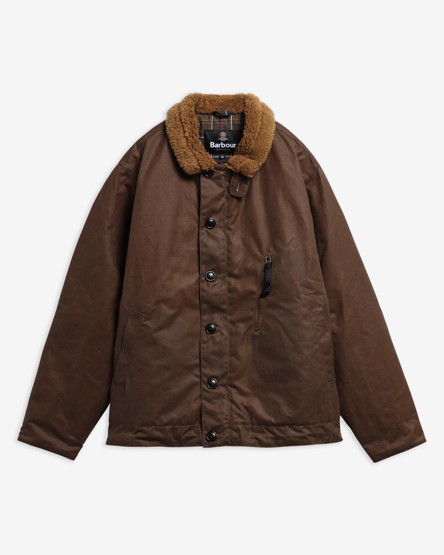 Barbour Wachsjacke Macklow Bark