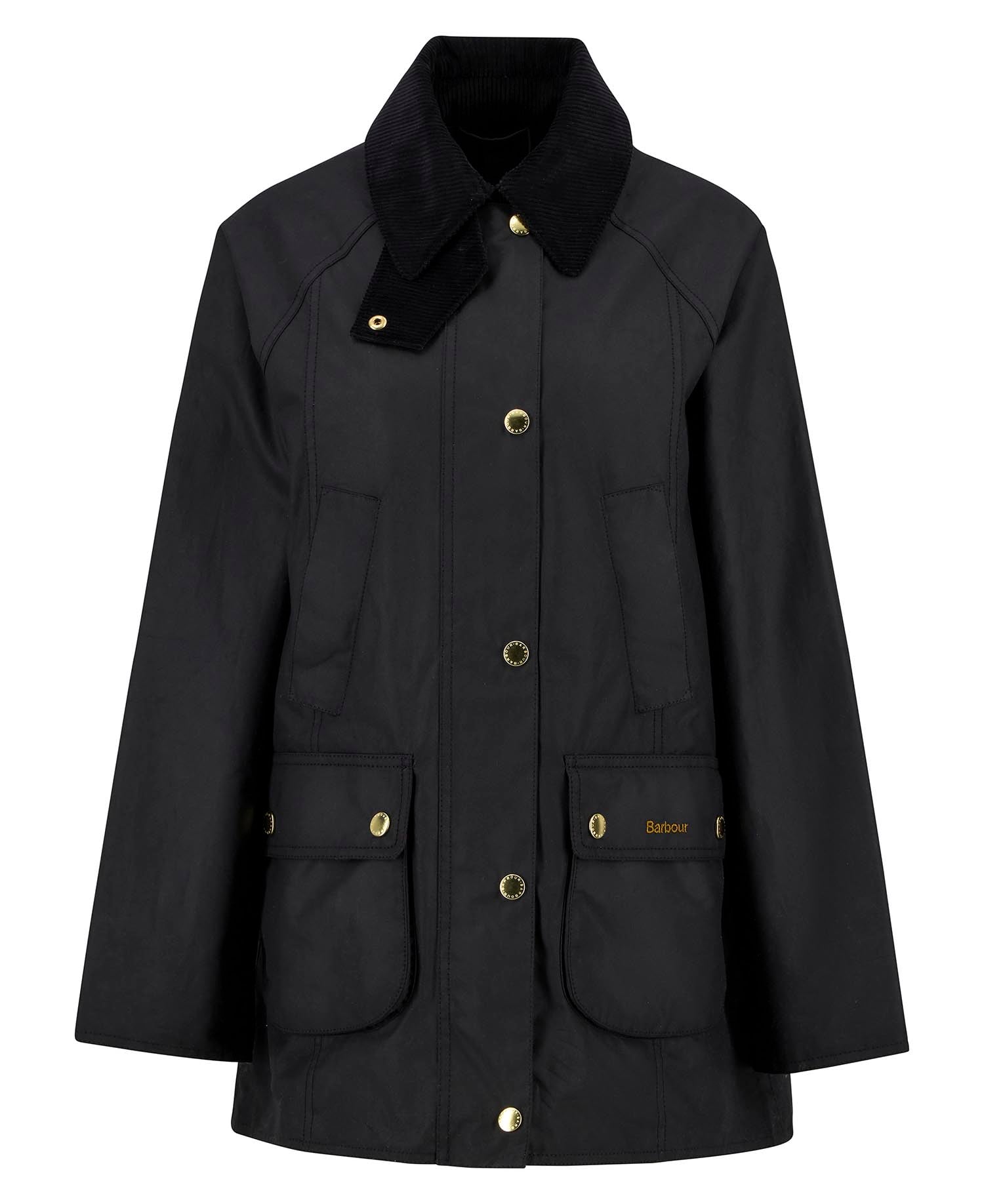 Modern Beadnell Waxed Jacket Black/Classic