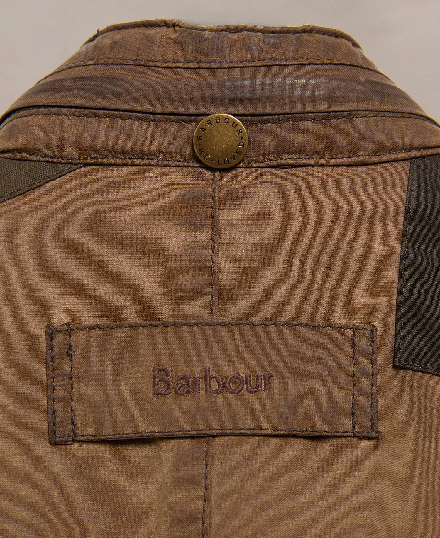 Barbour Re-loved Men's Corbridge Waxed Jacket - Size XL Olive