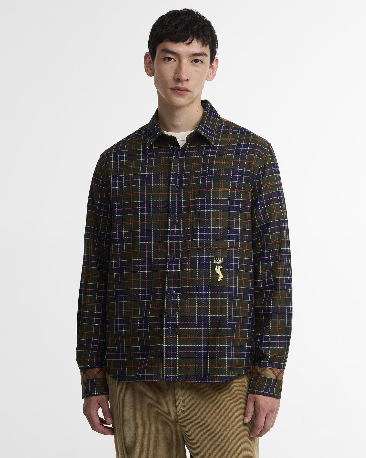 Paul Smith Loves Barbour Tartan Tailored Long-Sleeved Shirt PS Classic