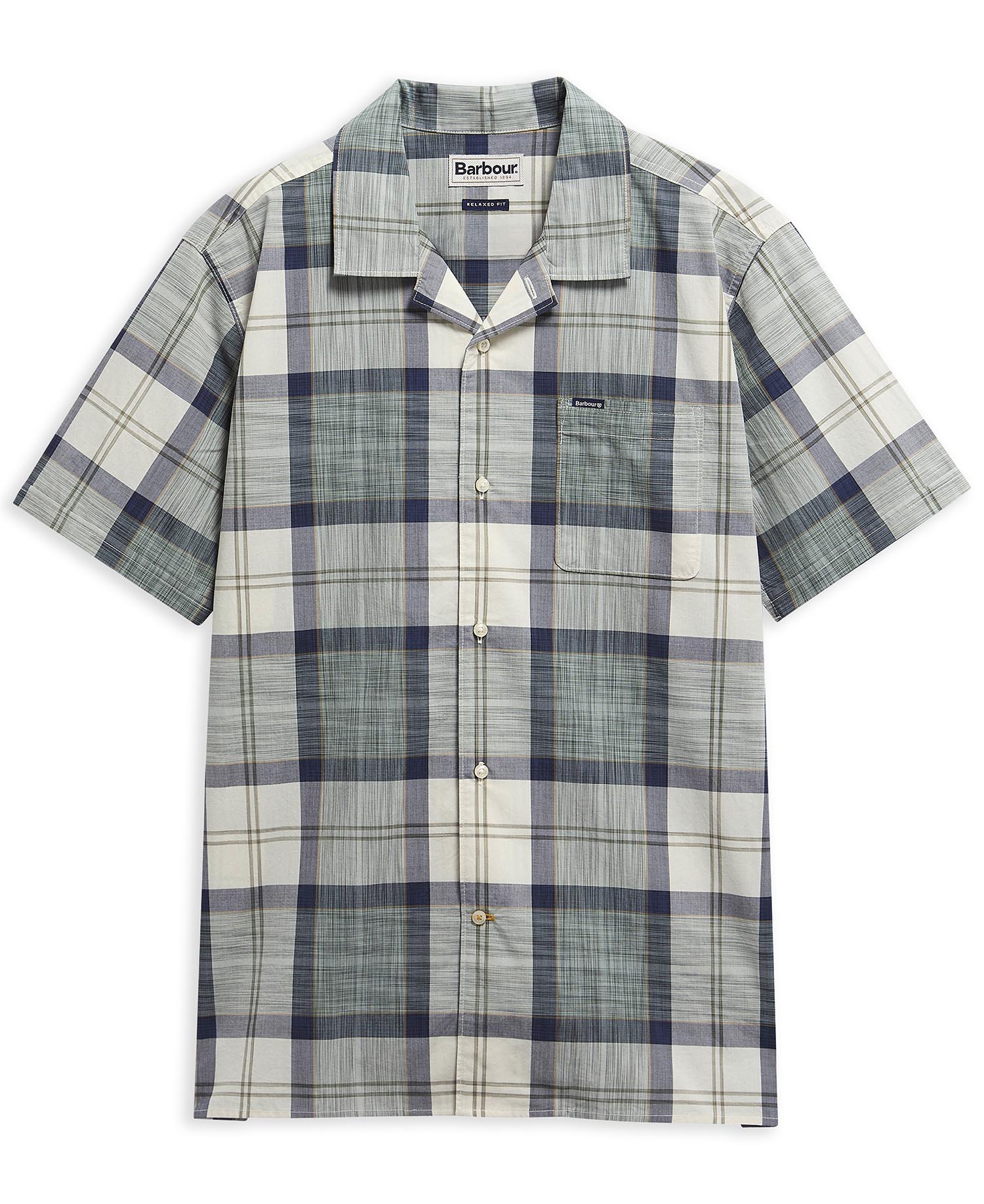 Patrick Tartan Short-Sleeved Shirt Meadow Brook Tartan
